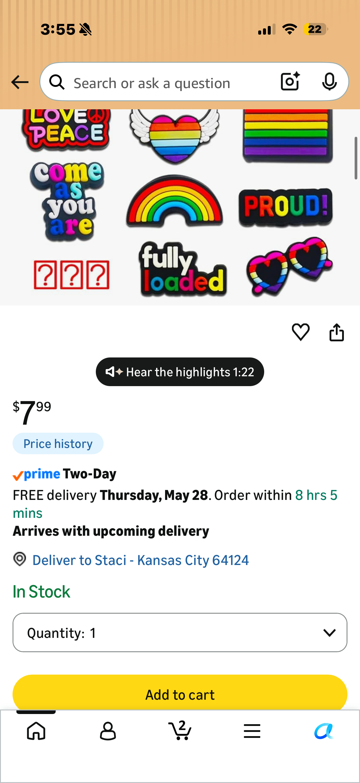 Moifom 20PCS Rainbow Shoes Decoration Charms for LGBTQ Lesbian Gay Pride Proud Love Peace, Clog Sandals Shoe Decorations for Girls Women Party Favor