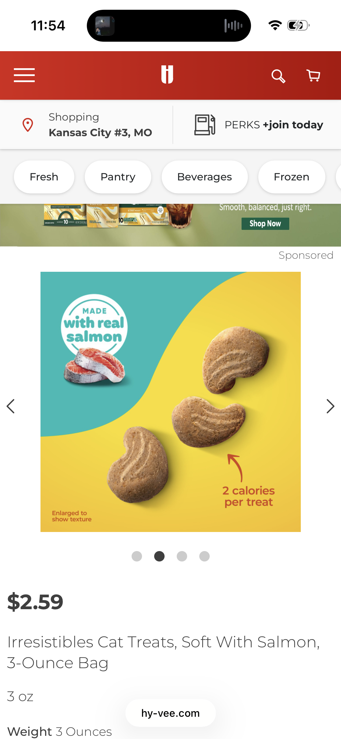 ‼️2 for $2‼️ Meow Mix Irresistibles Soft Cat Treats Made With Real Salmon, 3 Oz. Pouch