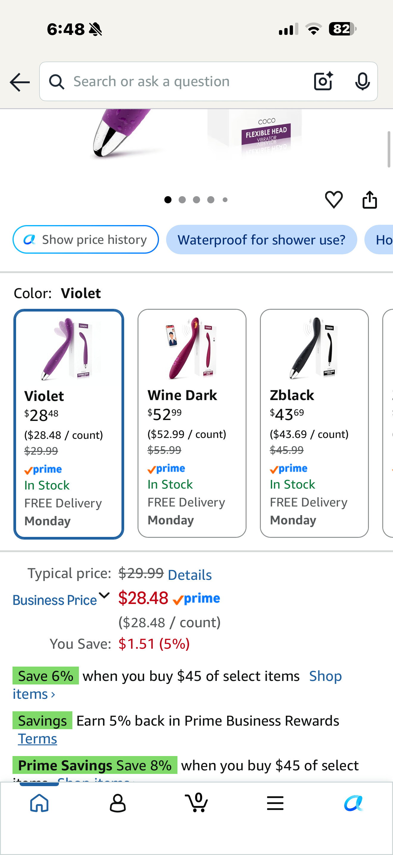 G Spot Massager (Discretely Packaged) Hot Pink