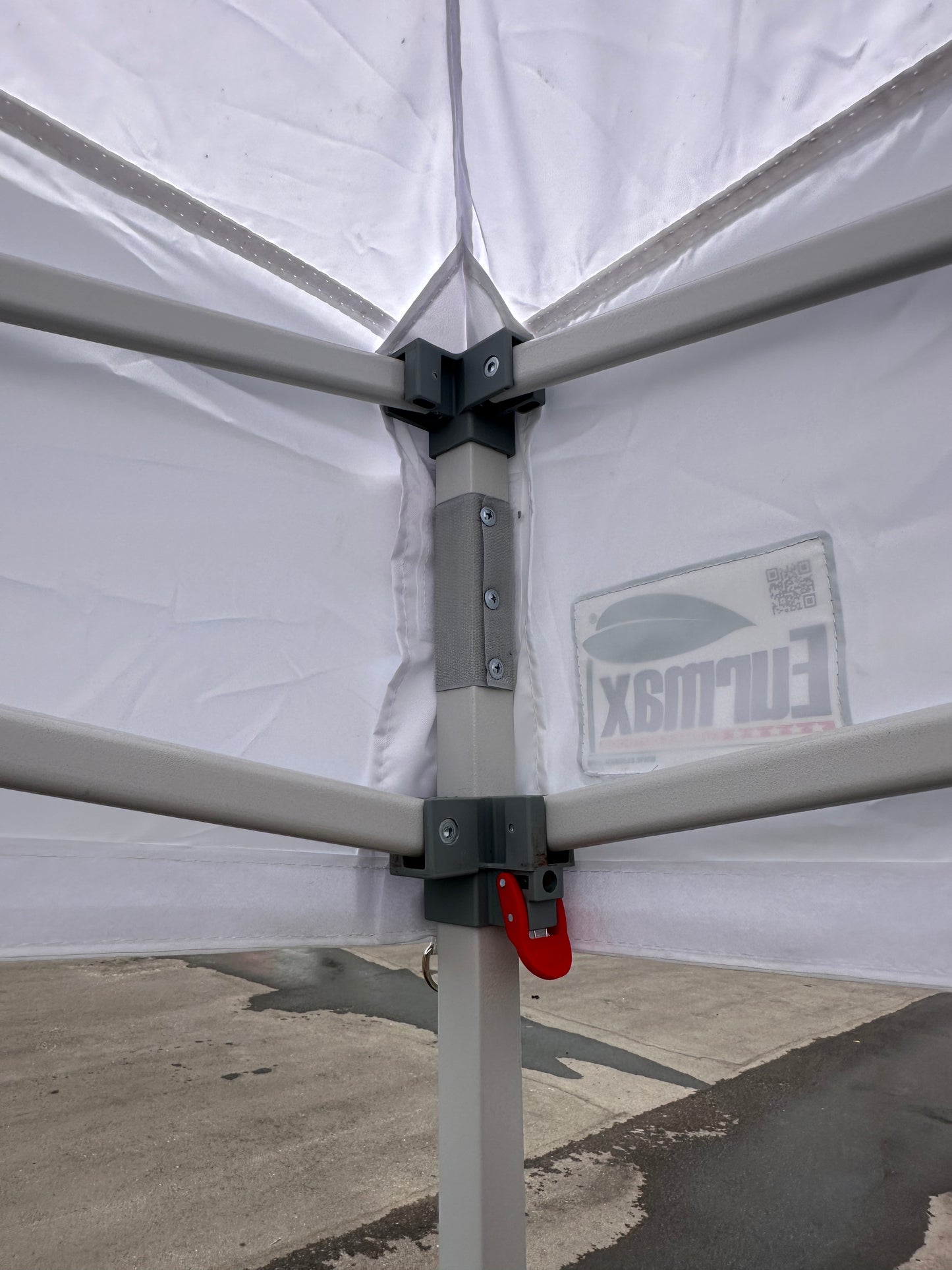 Eurmax USA Standard 10x10ft Patio Pop Up Canopy Tent for Outdoor Events, Commercial Canopy with Heavy Duty Roller Bag,(White) (G802)
