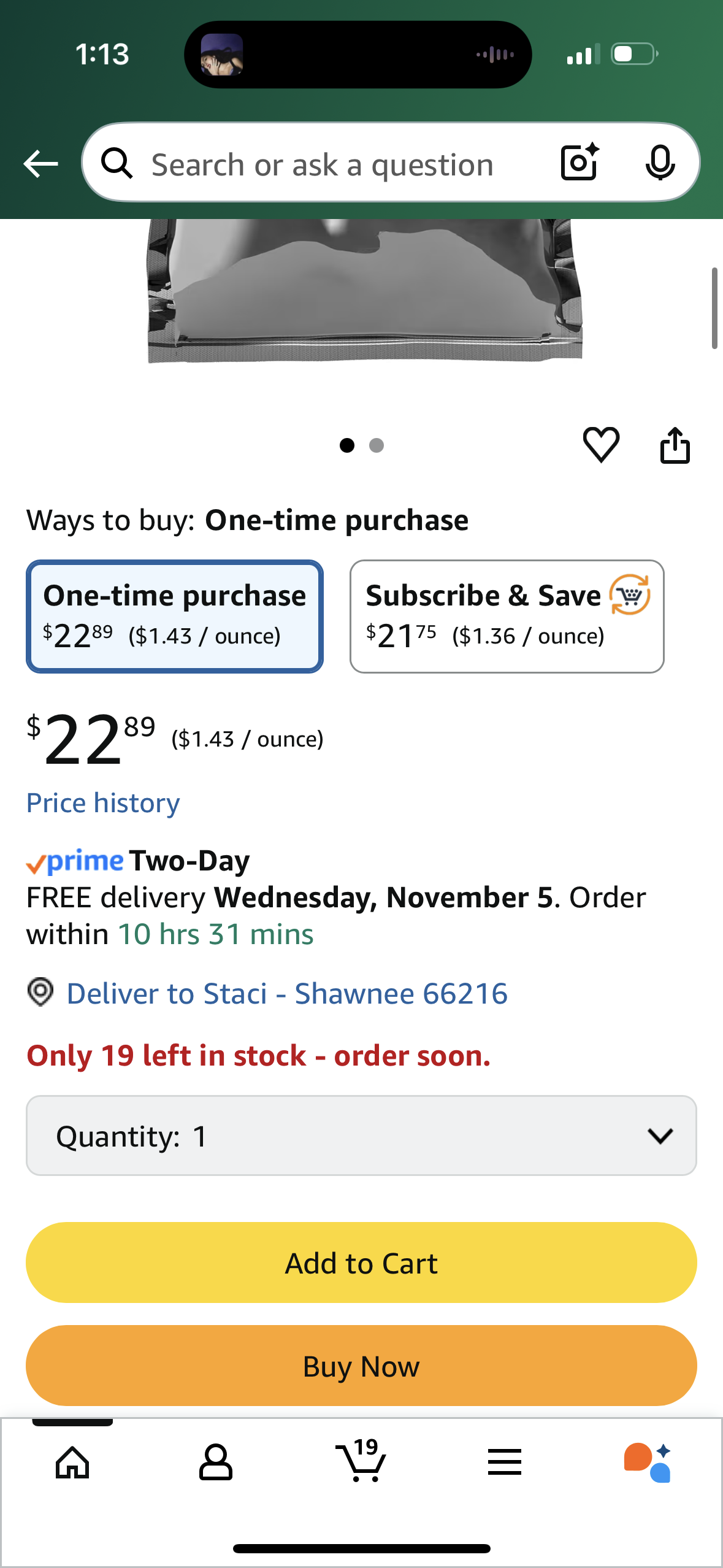 Frontier Co-op Nacho Spice Nutritional Yeast Blend, 1lb Bulk Bag - Bold Umami Cheese Flavor for Popcorn, Fondue, Pasta, Chips, Soups