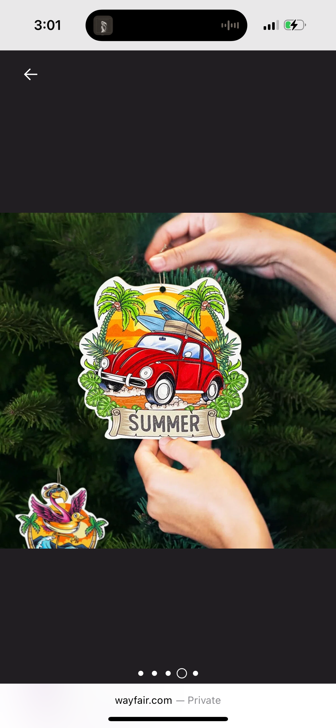 16Pcs Hawaiian Luau Party Decoration Flamingo Hanging Tree Ornament