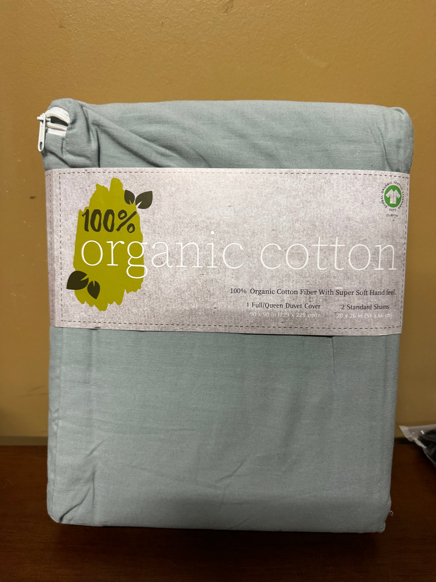 LANE LINEN 100% Organic Cotton King Duvet Cover Set, 3-Piece Set (1 Duvet Cover, 2 Pillow Shams)