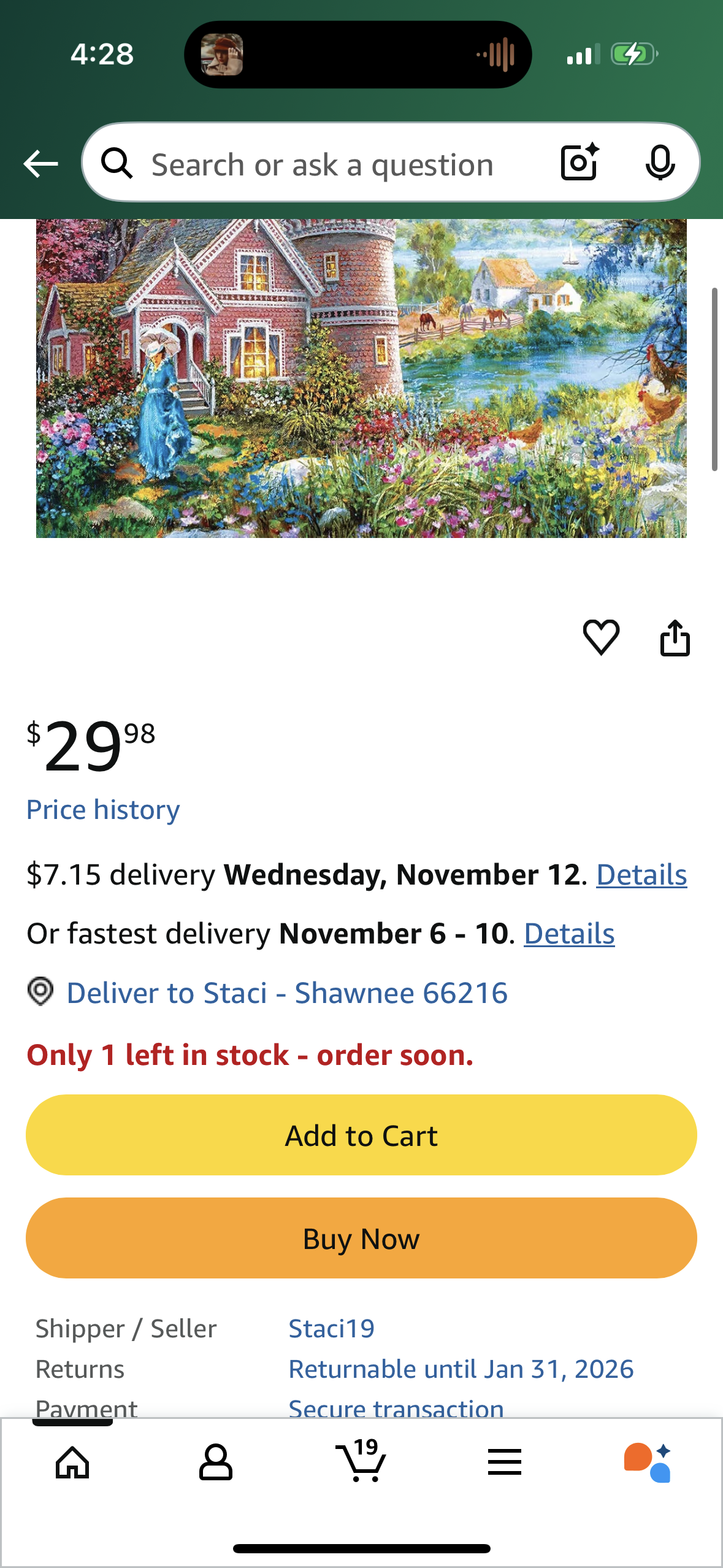 Vaultskin Victoria Leather Strap Case with Wallet for iPhone - Crossbody Clip and Go Purse for Cards and Cash