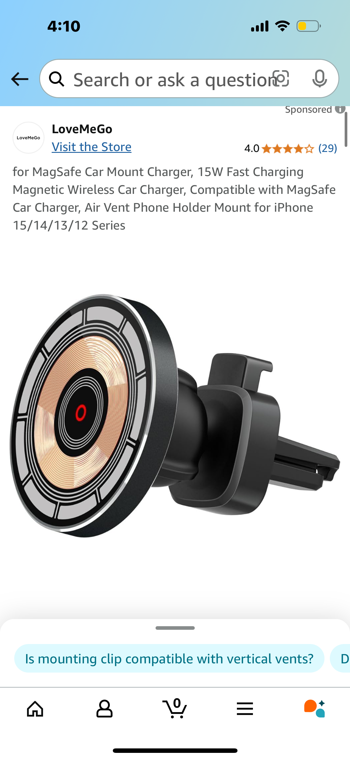 Phone Holder 30W Magnetic Wireless Charger Car Air Vent Stand Holder Car Fast Charging Station Practical