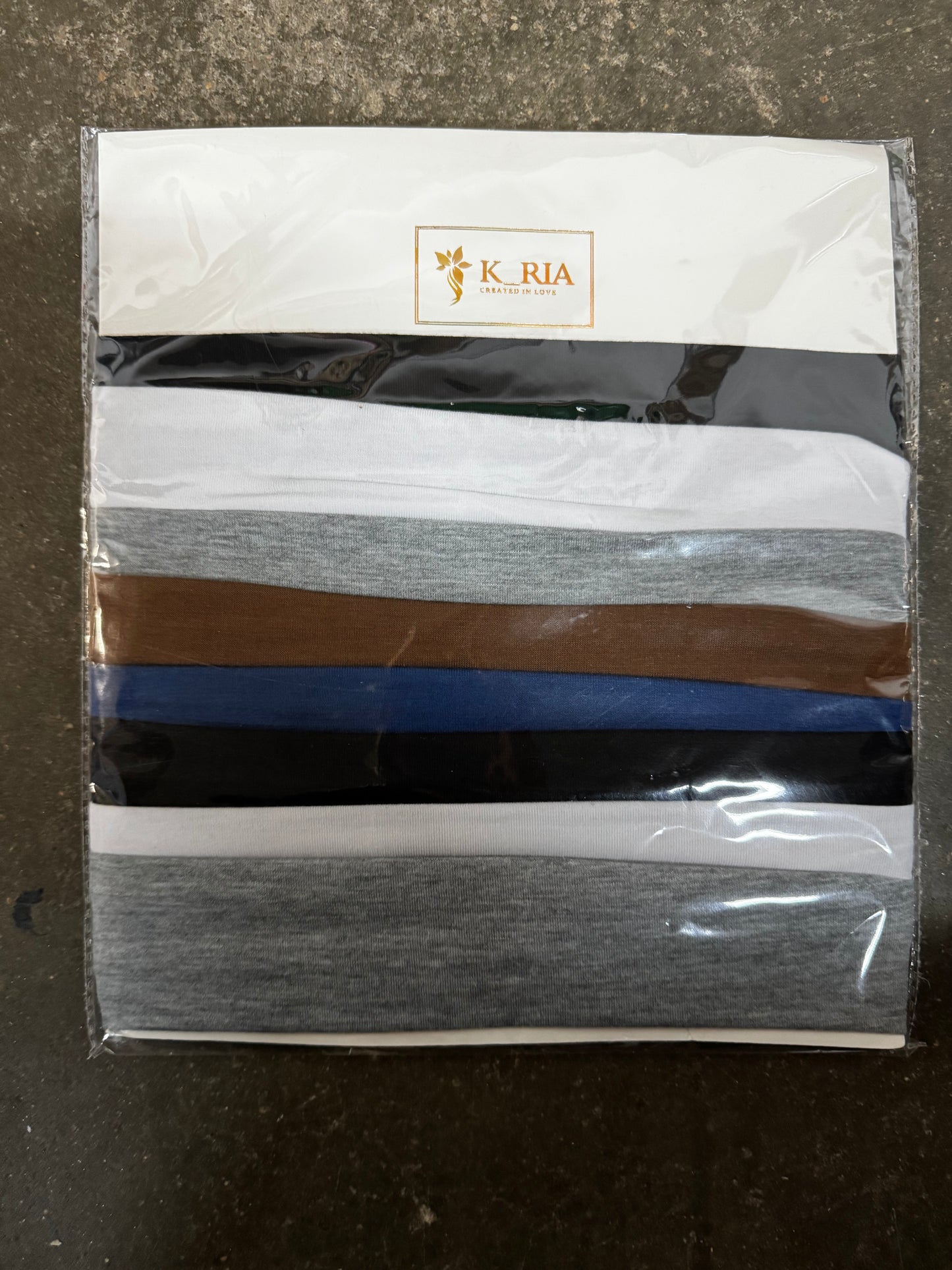 8 Pack Elastic Headbands