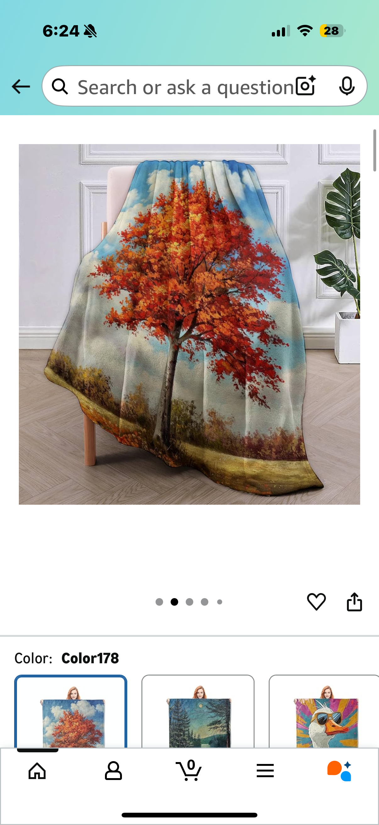 Sweetgum Tree Blanket,Autumn Tree Flannel Throw Blankets,Soft Warm Lightweight Cozy Plush Fall Foliage Throws for Bedroom Sofa Home Decor Gifts for Women Girls 50"x60"