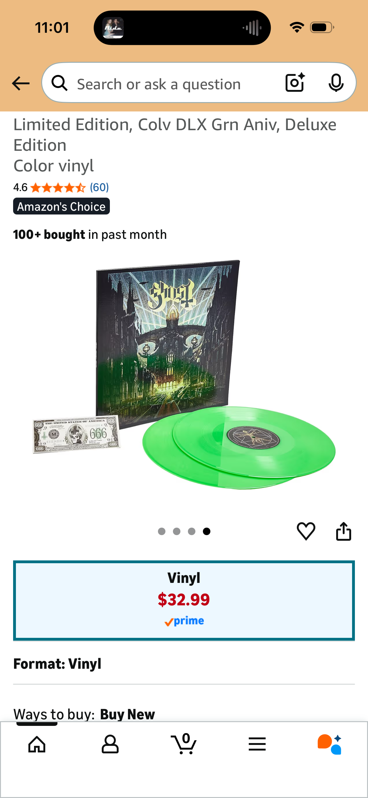 Limited Edition, Colv DLX Grn Aniv, Deluxe Edition Color vinyl