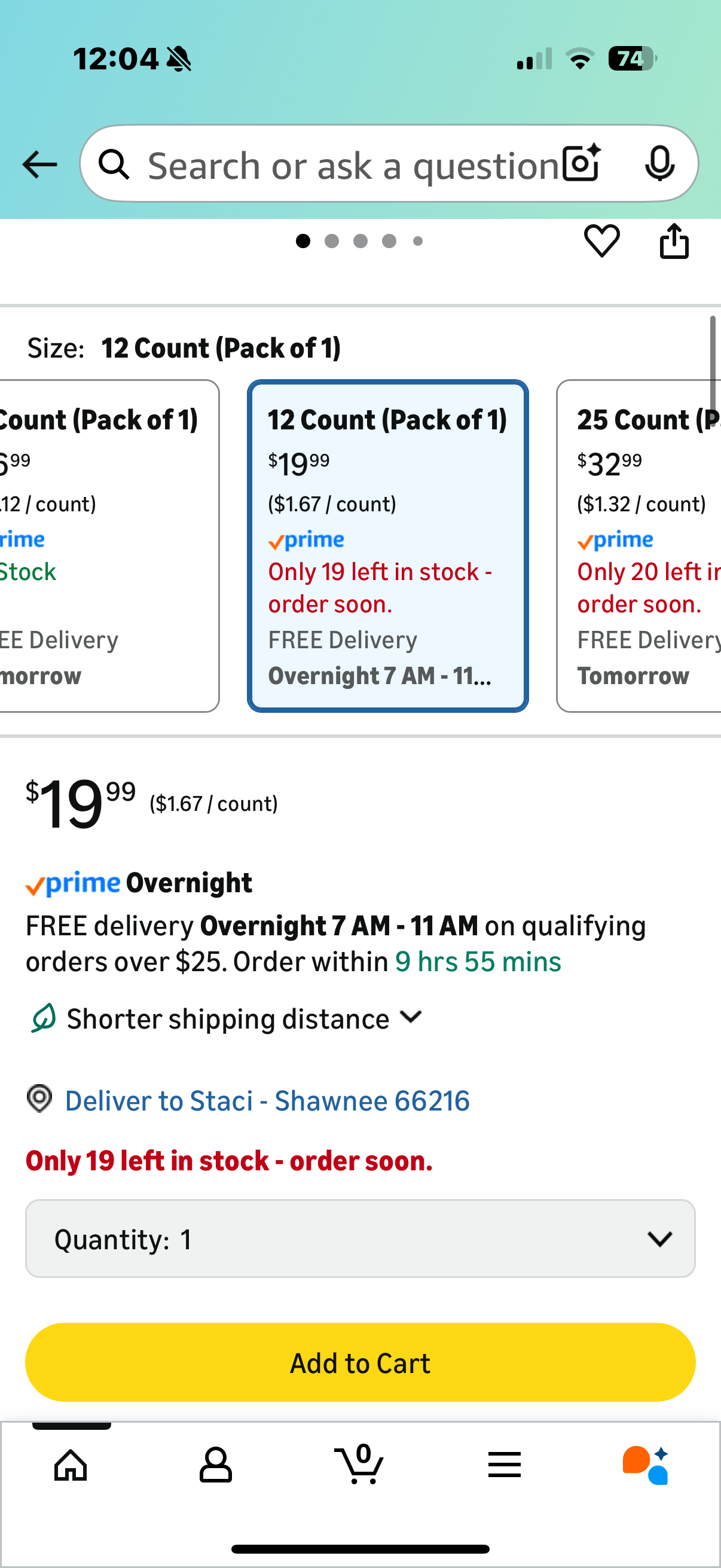 lumenivo 1 Watt Night Light Bulbs 1W Colored 2200 Bulb - E12 Candelabra Base, Sleeping Light Bulbs, Plug-in Light, LED Night Light Bulb, Wax Warmers, and Salt Lamp - 120V - Amber - 12 Pack