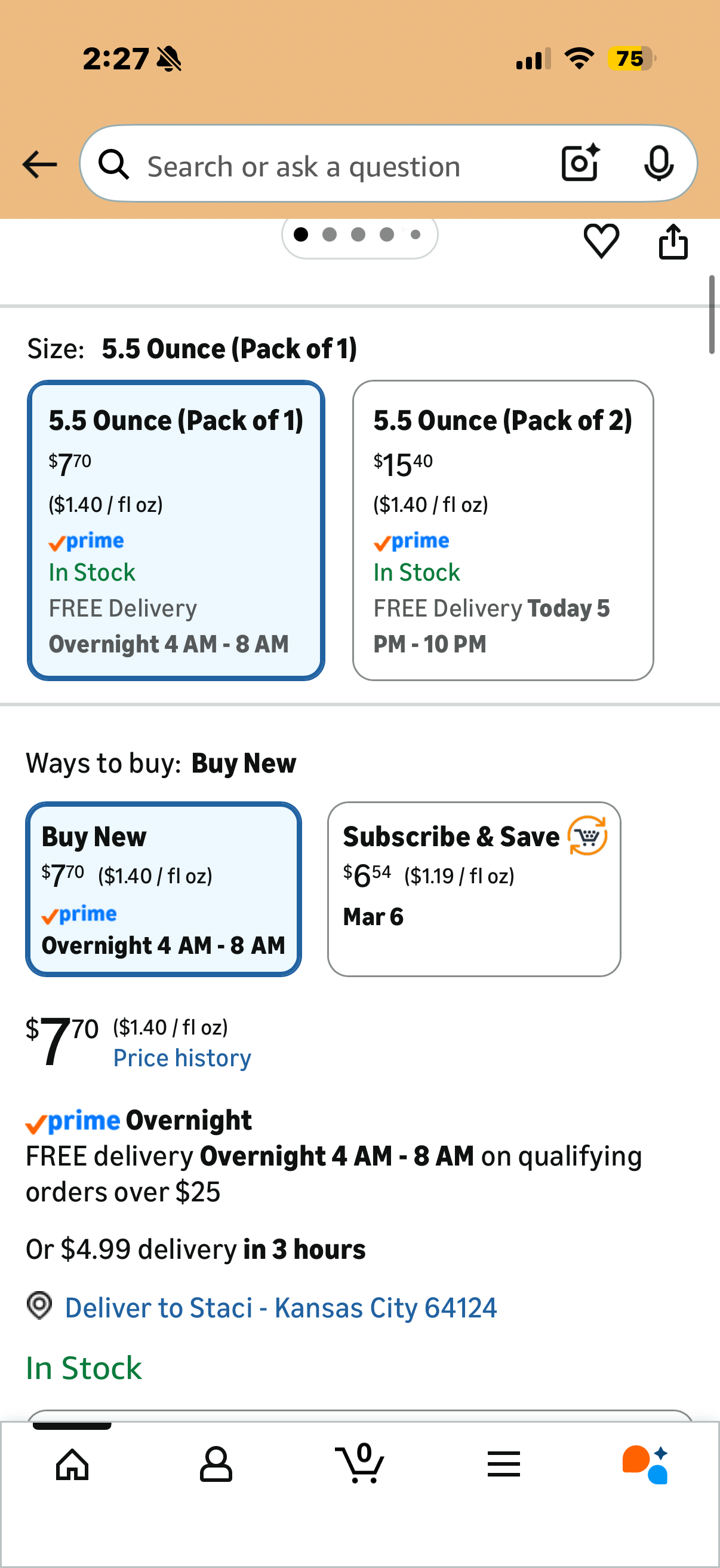Gold Bond Medicated Eczema Relief Skin Protectant Cream, 5.5 oz., with 2% Colloidal Oatmeal