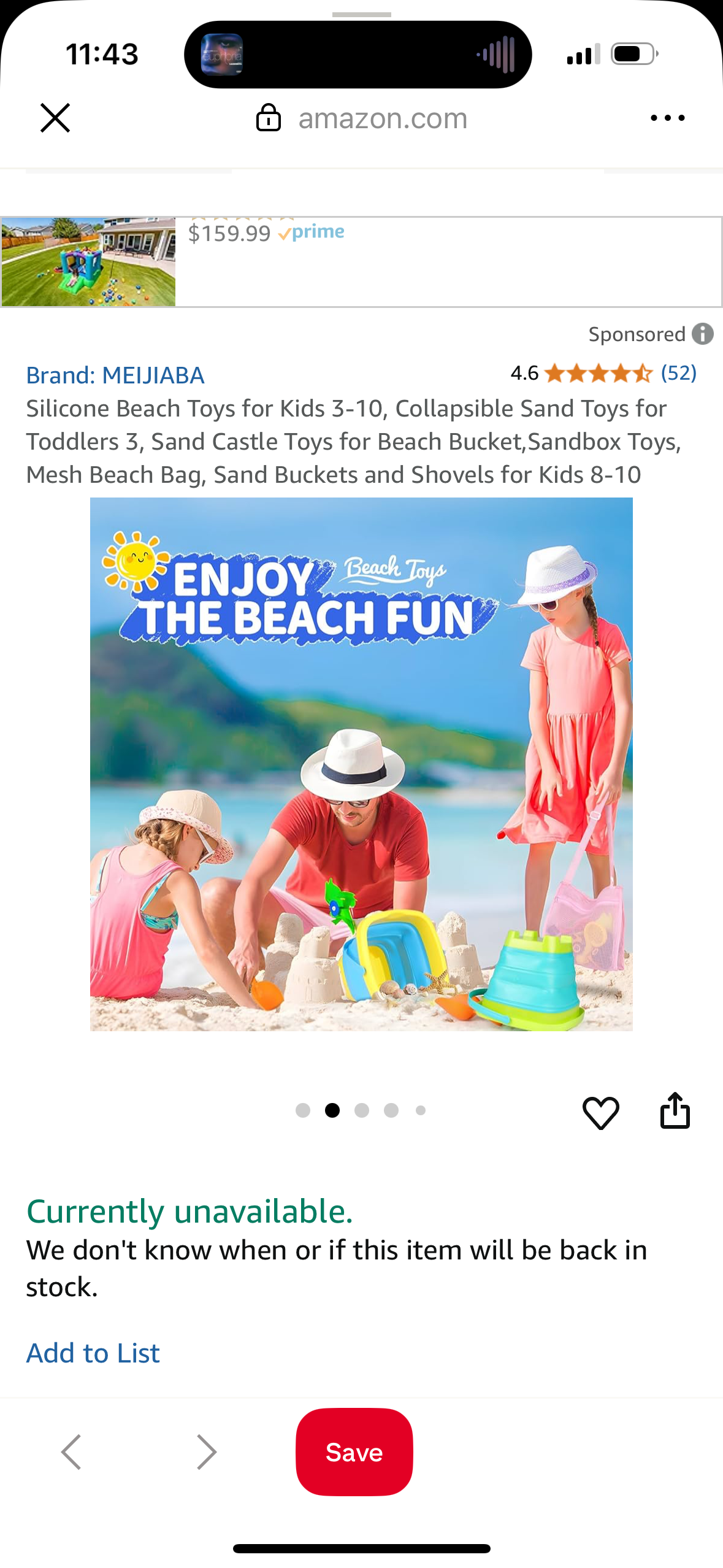 Silicone Beach Toys for Kids 3-10, Collapsible Sand Toys for Toddlers 3, Sand Castle Toys for Beach Bucket,Sandbox Toys, Mesh Beach Bag, Sand Buckets and Shovels for Kids 8-10