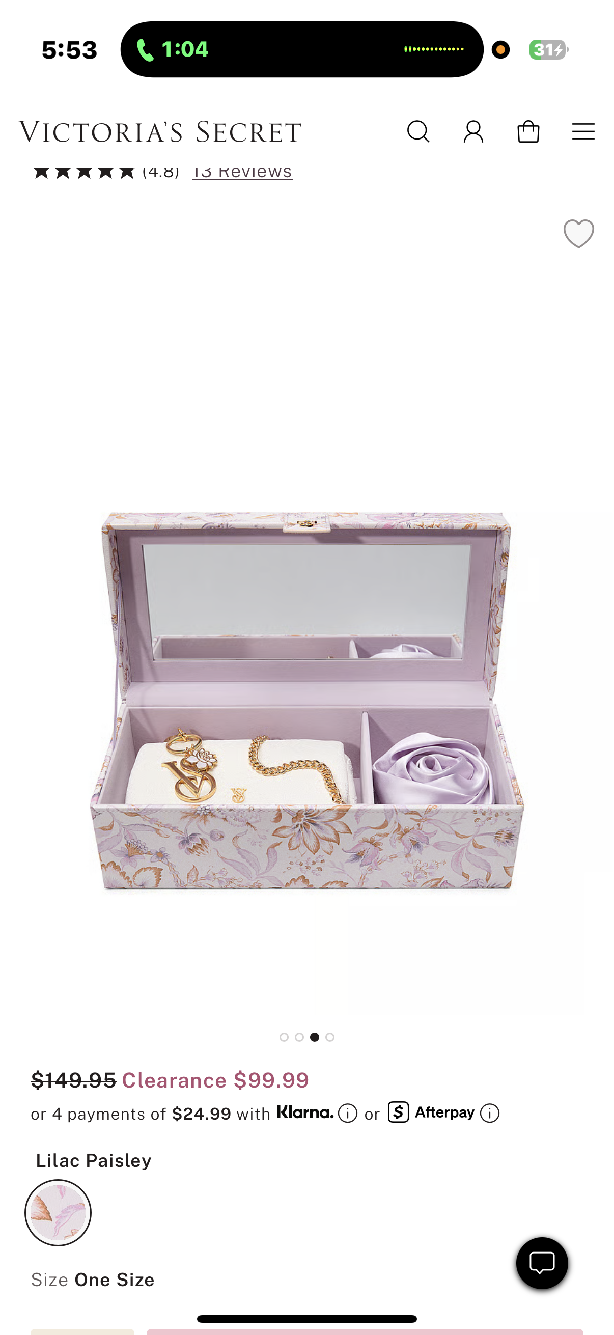 VICTORIA'S SECRET Limited-Edition 4-Piece Accessories Gift Set