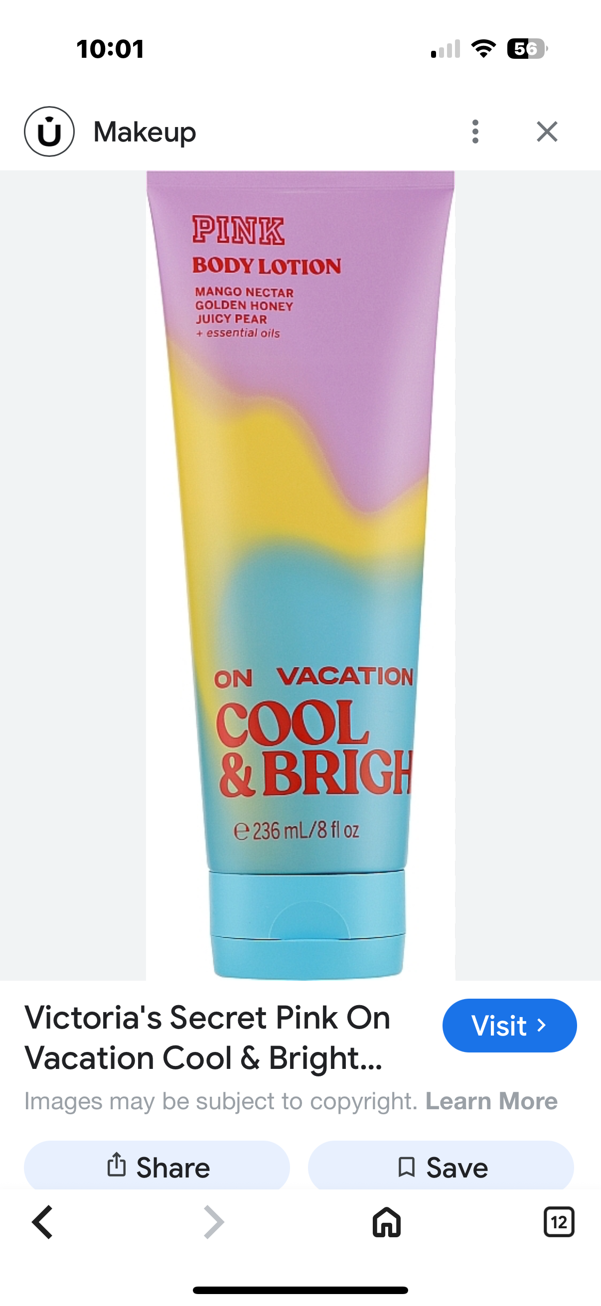 Victoria's Secret Pink On Vacation Cool & Bright