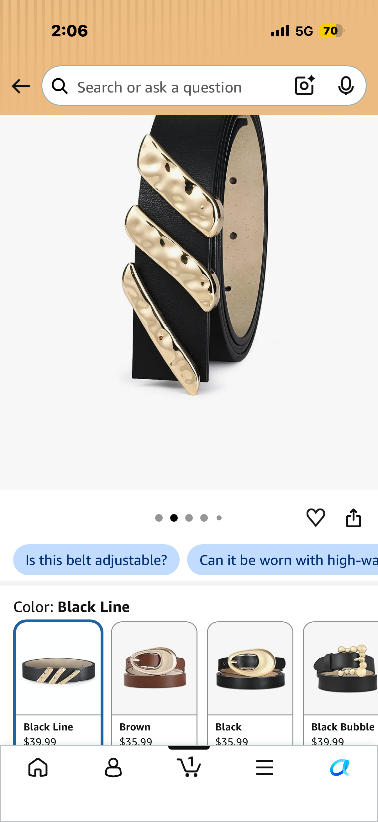 RISANTRY Genuine Leather Belt for Women Black Leather With Smooth Oval Gold Metal Buckle Luxury Casual Fashion Belts