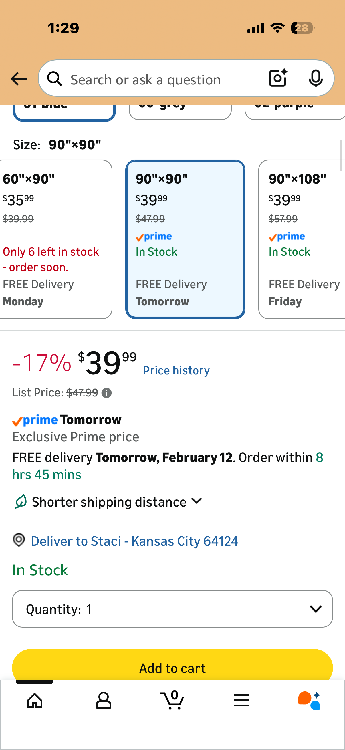 Topcee Cooling Blanket (90"x90" Queen Size) for Night Sweats, Absorbs Heat to Keep Adults Cool on Warm Nights