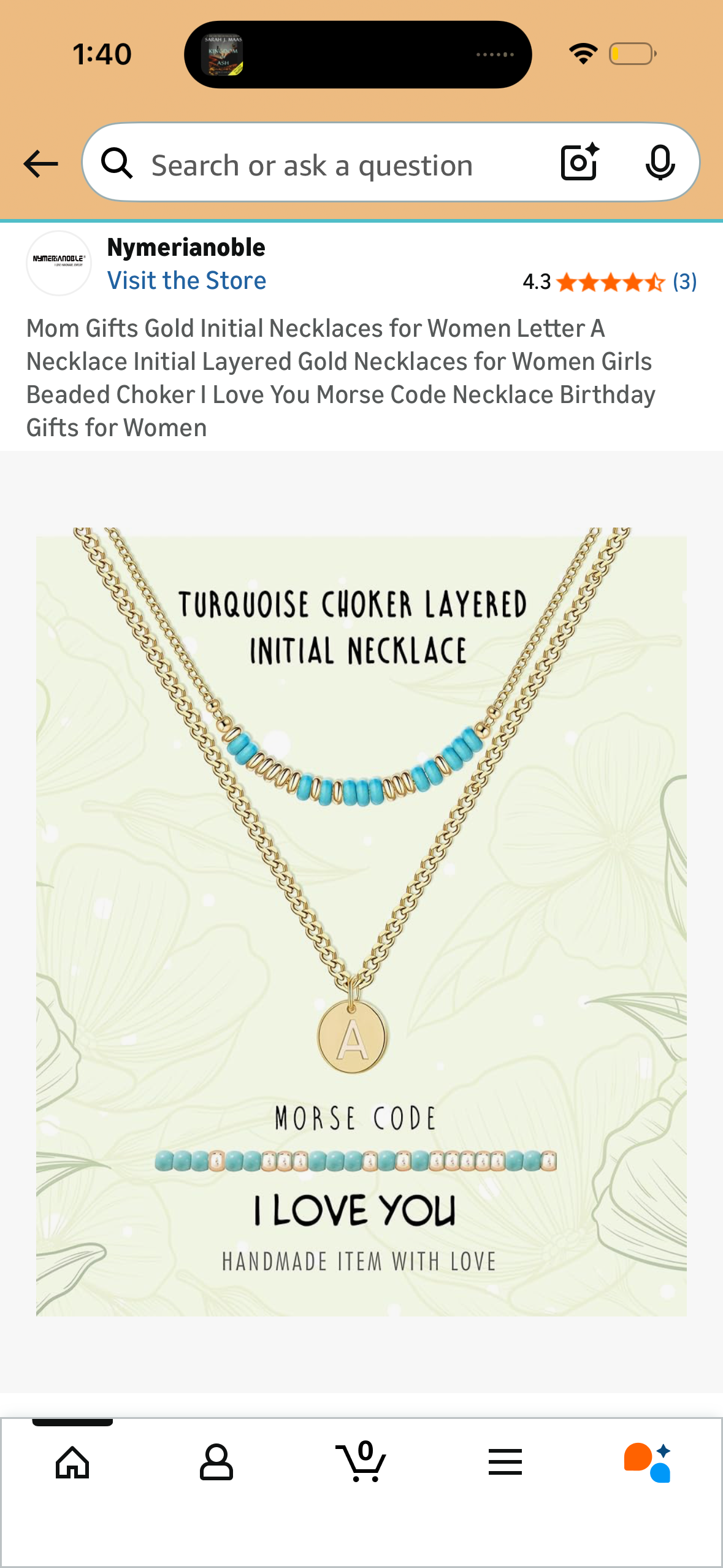 Gold Initial Necklaces for Women Letter A Necklace Initial Layered Gold Necklaces for Women Girls Beaded Choker I Love You Morse Code Necklace Birthday Gifts for Women