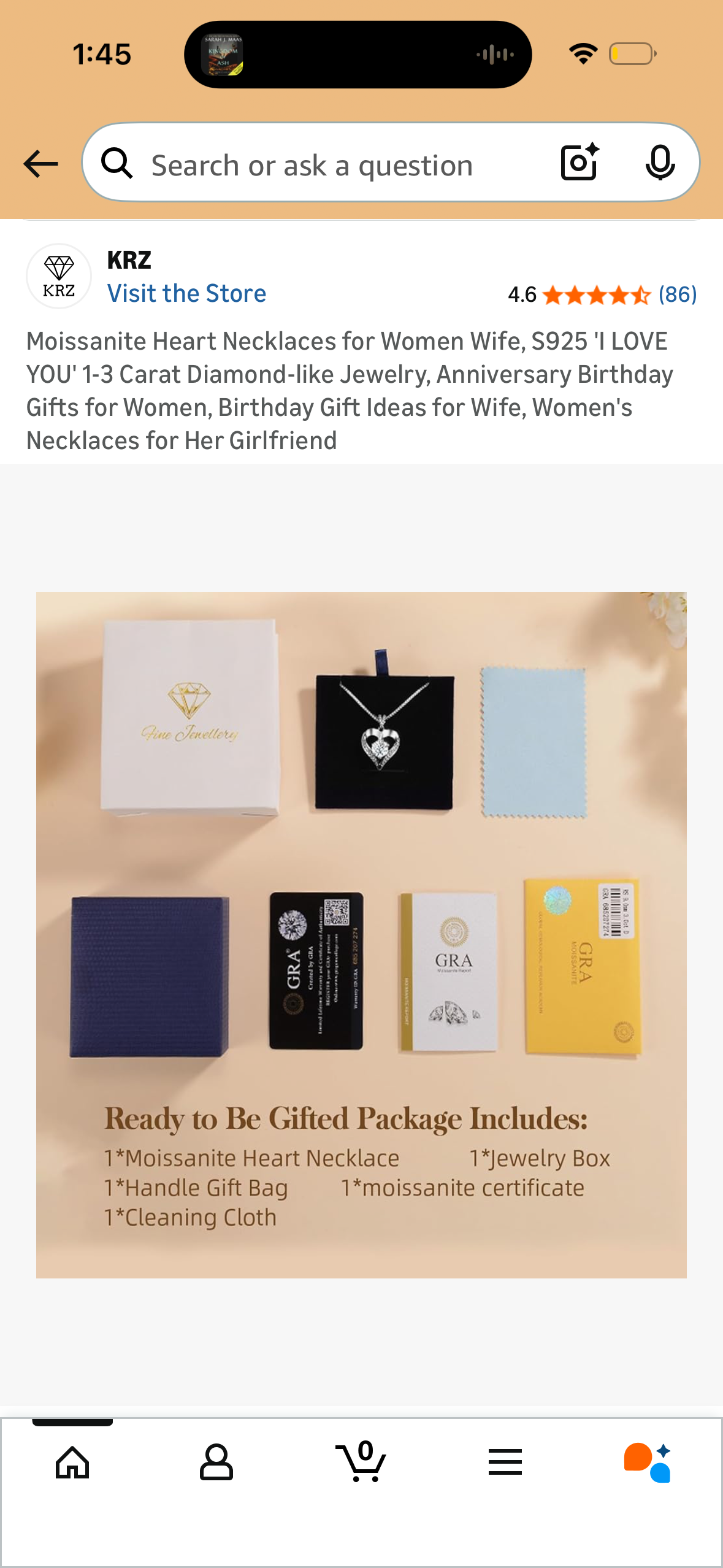 Moissanite Heart Necklaces for Women Wife, S925 'I LOVE YOU' 1 Carat Diamond-like Jewelry, Anniversary Birthday Gifts for Women, Birthday Gift Ideas for Wife, Women's Necklaces for Her Girlfriend