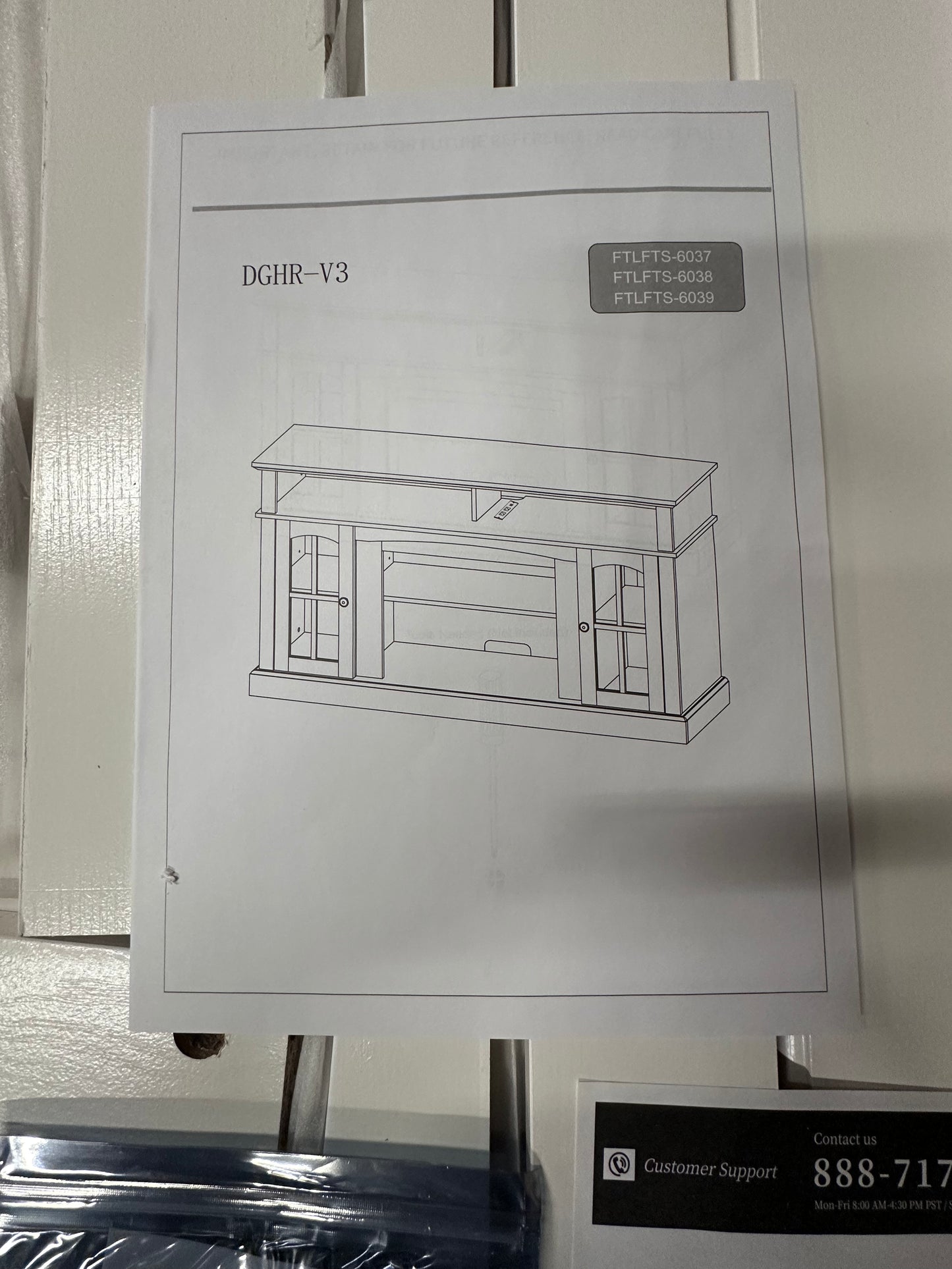 YITAHOME LED Farmhouse TV Stand for 75 Inch w/Outlets, Modern Entertainment Center with Glass Doors and Adjustable Storage Shelves, Media Console TV Cabinet for for Living Room, White/Black (L1064)