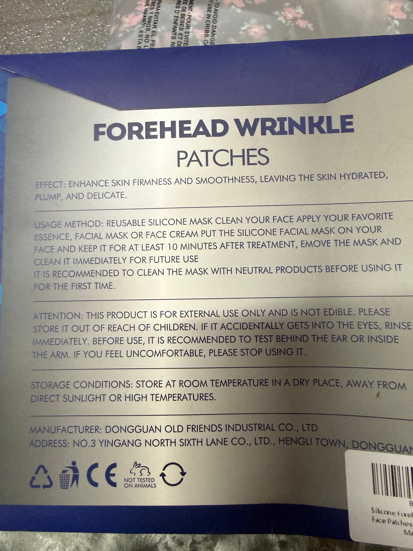 Silicone Forehead Wrinkle Patches - Face Patches,5pcs Reusable Under Eye and Smile Line Patches, Anti Wrinkle Patches, Forehead & Face Wrinkles Treatment