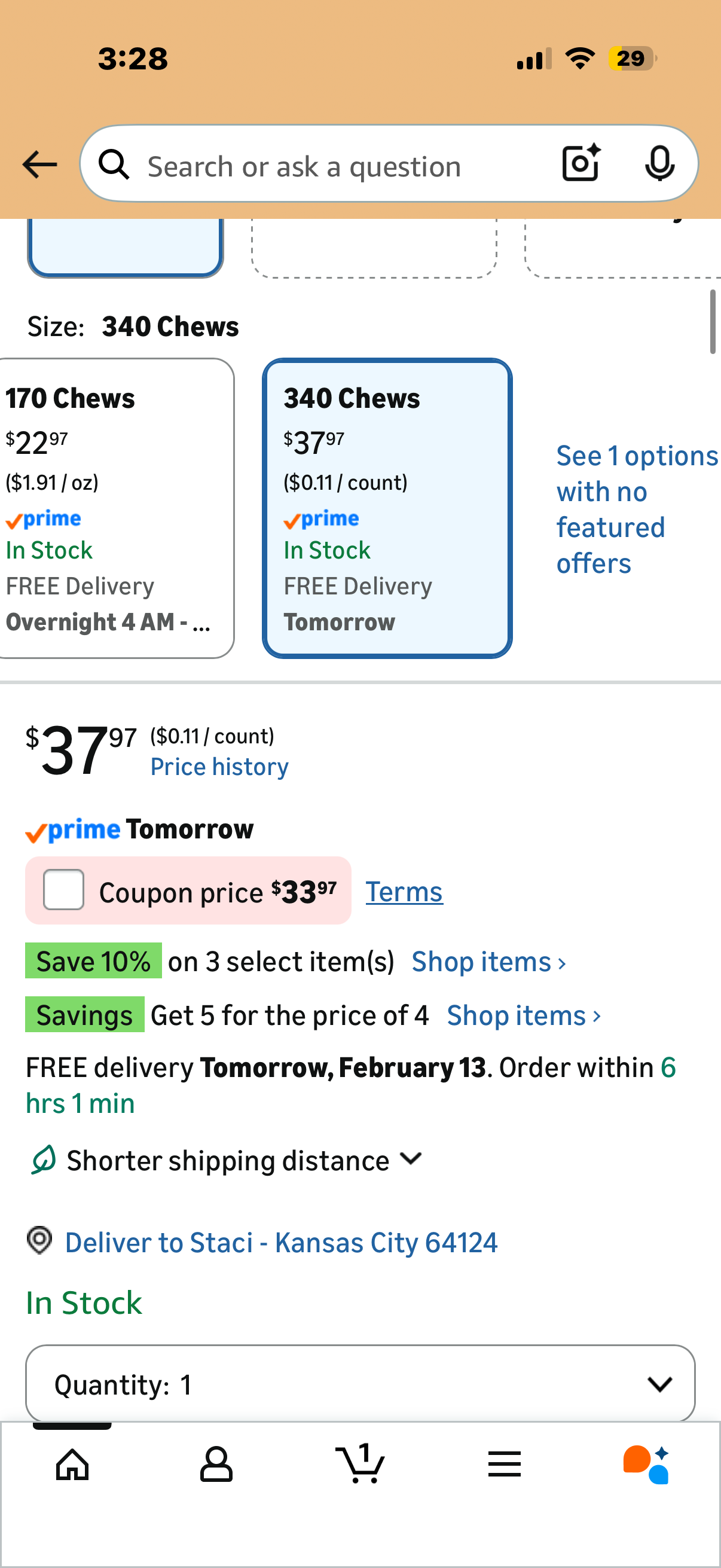 2-Pack Dog Multivitamin Chewable with Glucosamine - Dog Vitamins and Supplements - Senior & Puppy Multivitamin for Dogs - Hip & Joint Support - Immune Health, Skin, Heart, Digestion, Probiotics