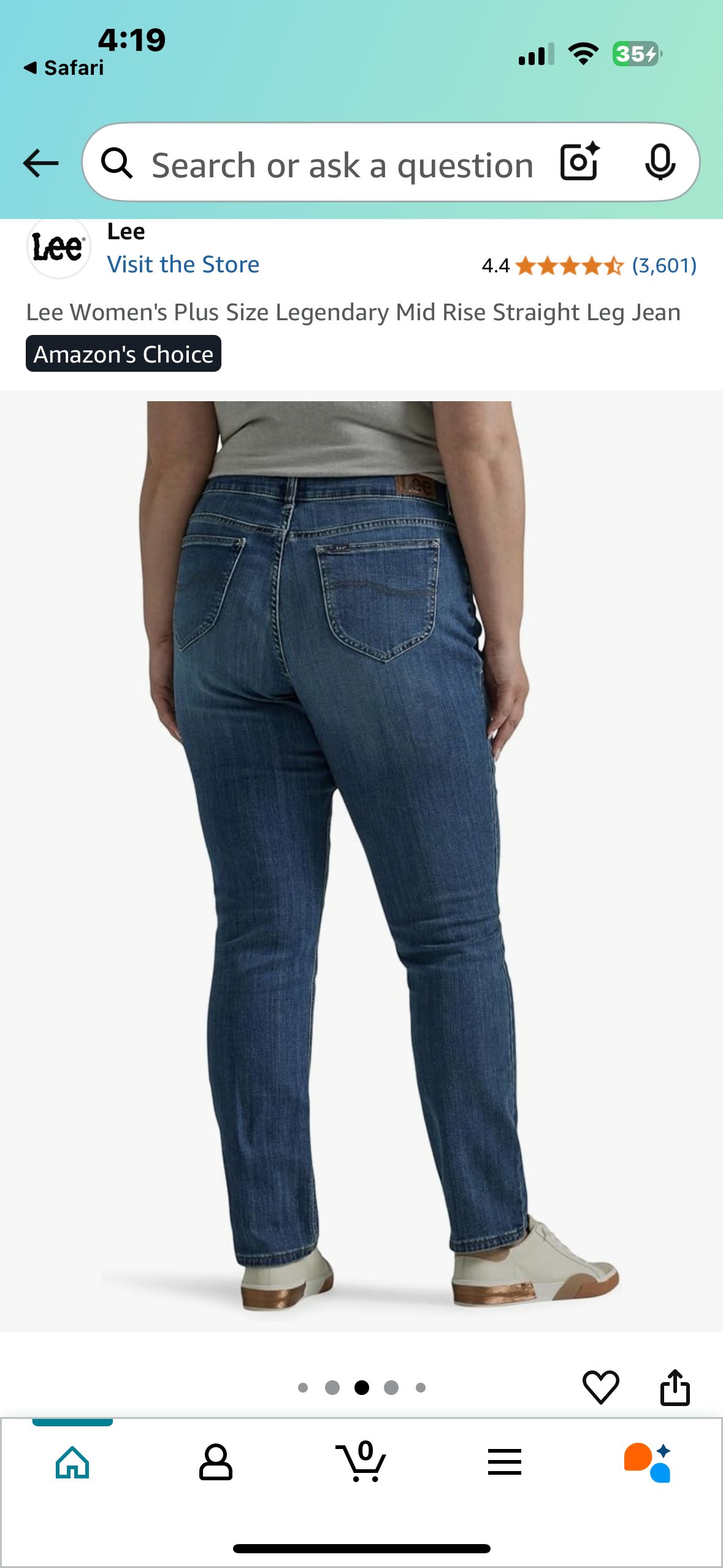 Lee Women's Plus Size Legendary Mid Rise Straight Leg Jeans Size 24 Petite