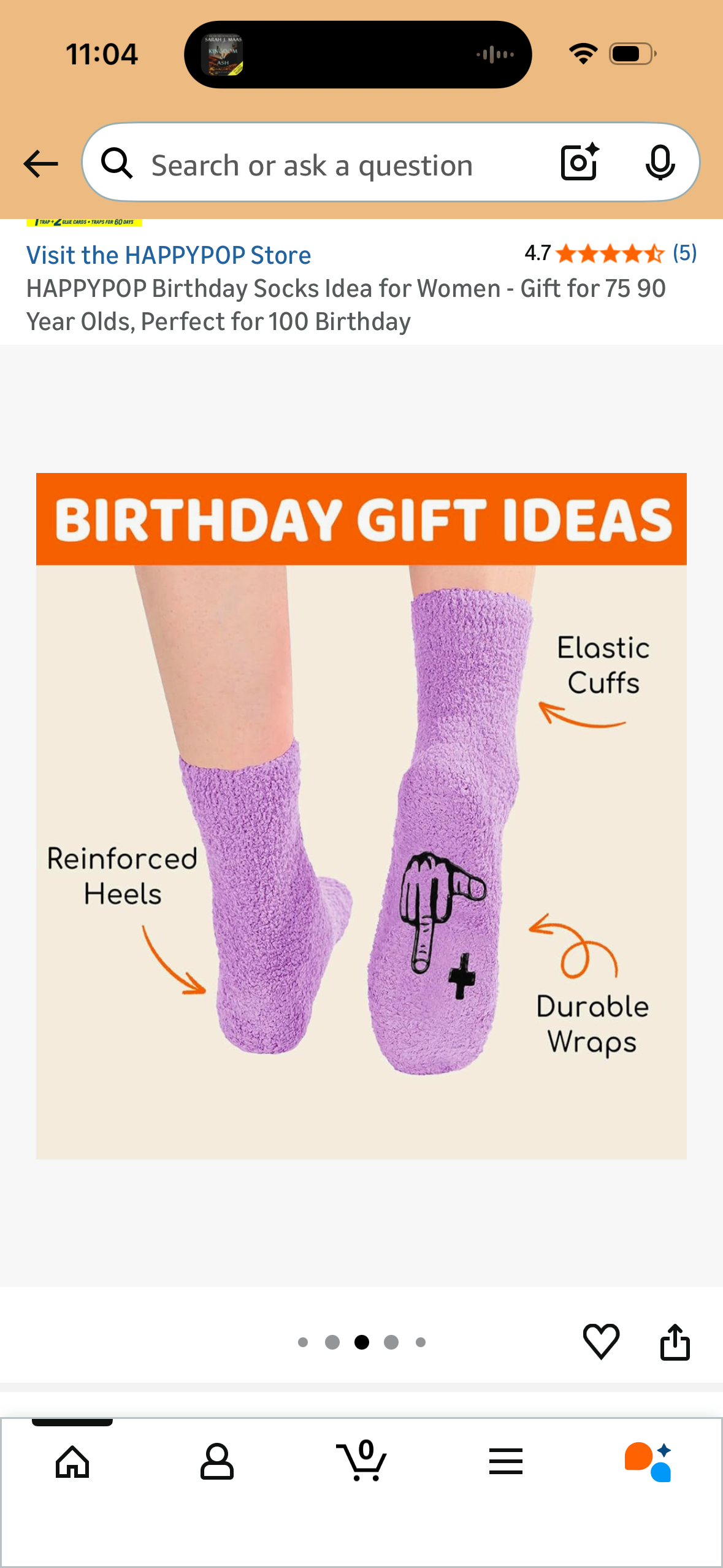 HAPPYPOP Birthday Socks Idea for Women - Gift for 78 Year Olds, Perfect for Birthday