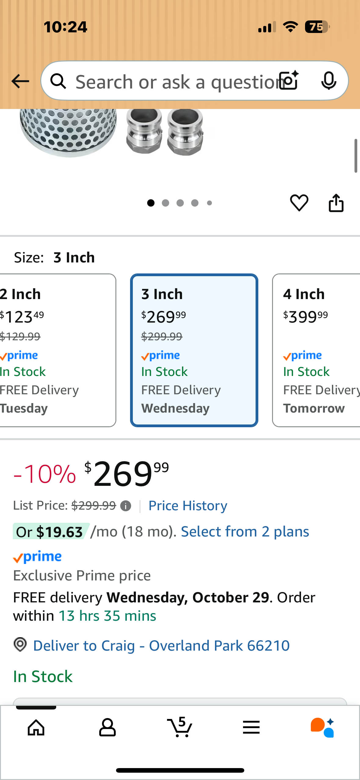 3 Inch Suction Hose Pump kit, Includes 3" x 65' Blue PVC Backwash Hose, 3" x 20' Green PVC Suction Hose, Steel Round Hole Suction Strainer, Cam and Groove Adapter (G881)