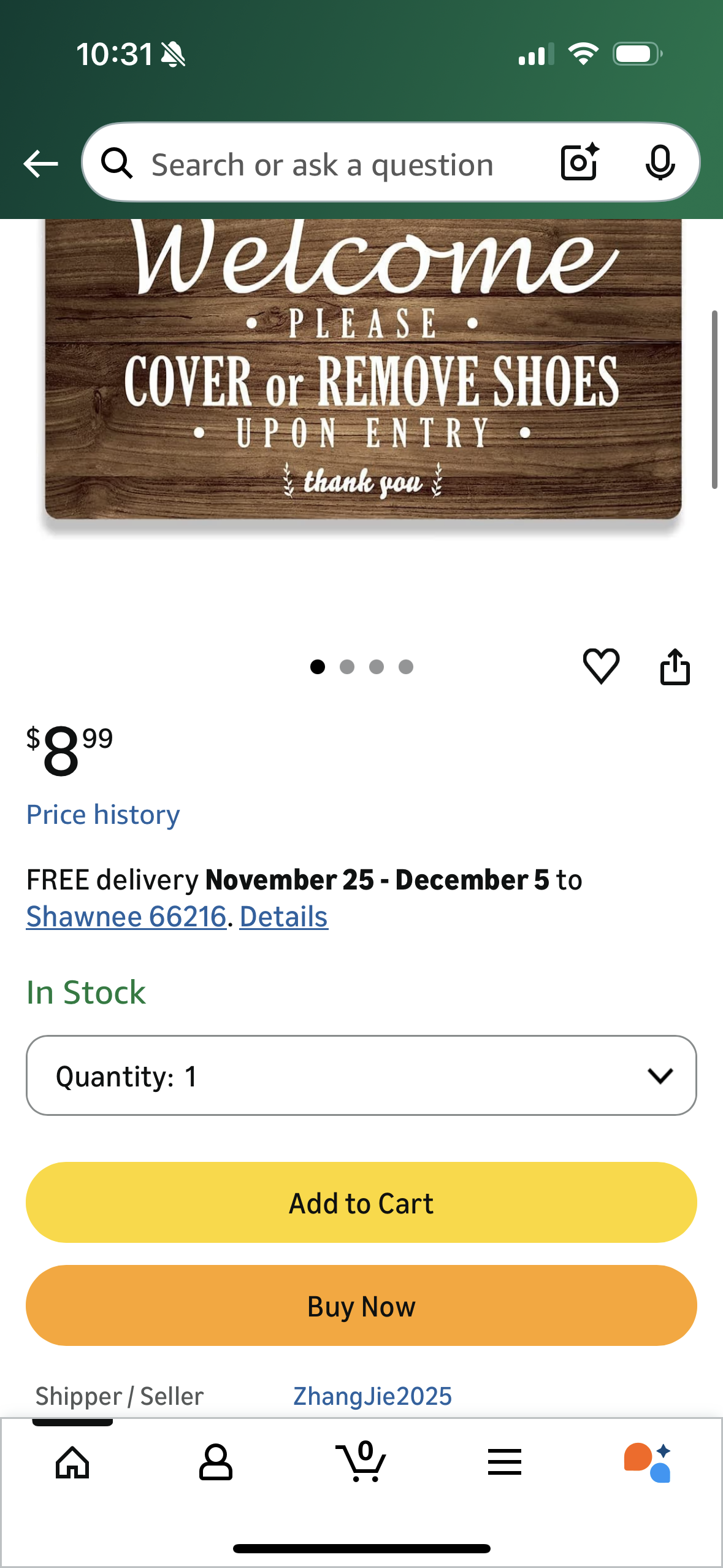 Country Style Wall Decor Remove or Cover Shoes Wooden Signs Positive Rustic Hanging Wall Plaque Welcome Sign Home Decor Present 12 x 6 Inches