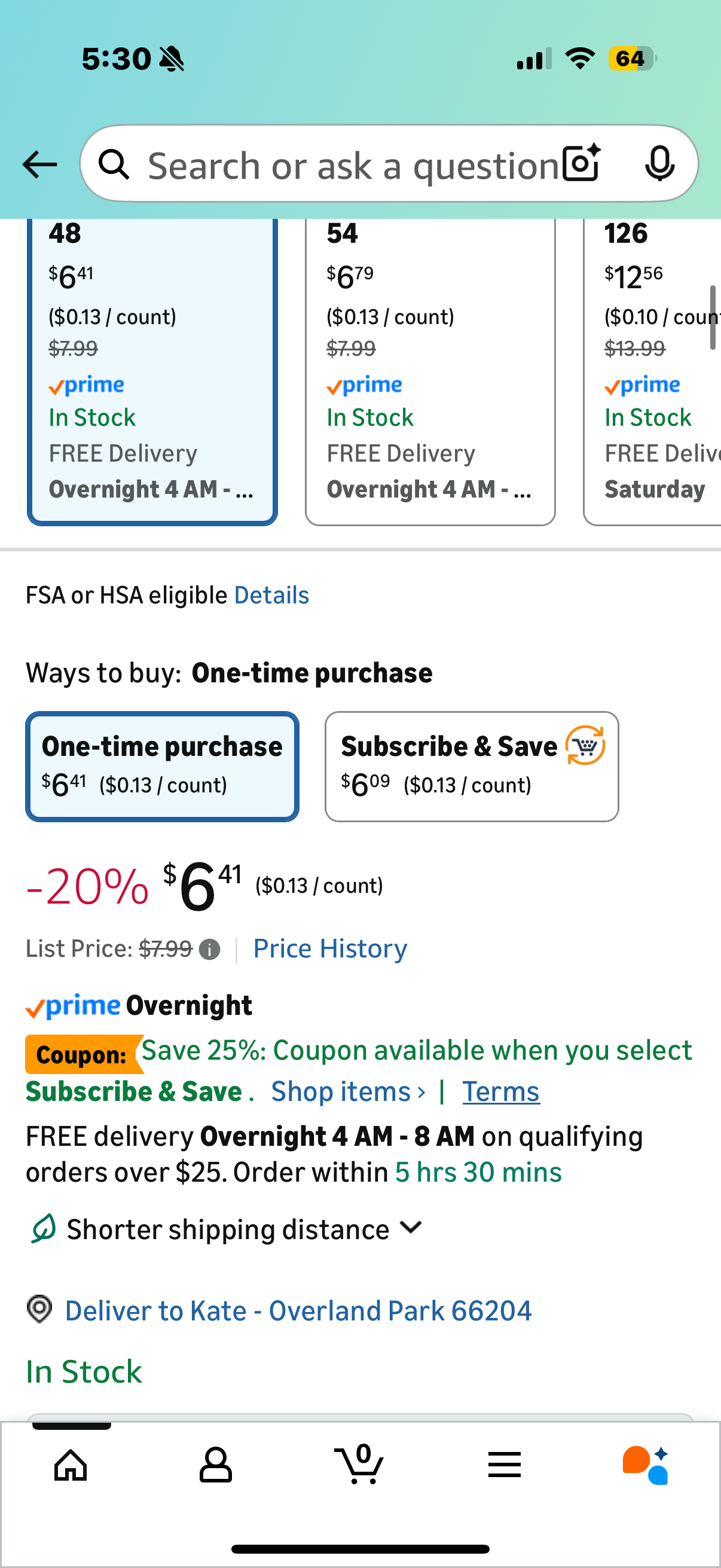 Poise Daily Liners, Incontinence Panty Liners for Bladder Leaks, 2 Drop Very Light Absorbency, Regular Length, 48 Count of Pantiliners, Packaging May Vary