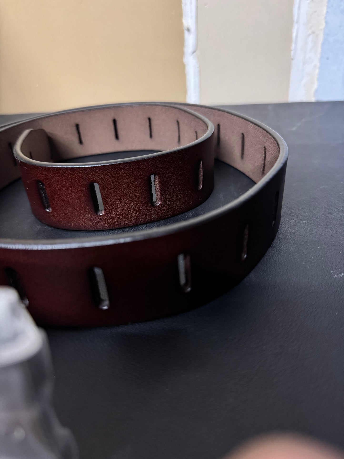 Handmade Designer Men belt Split Cowhide Genuine Leather belts