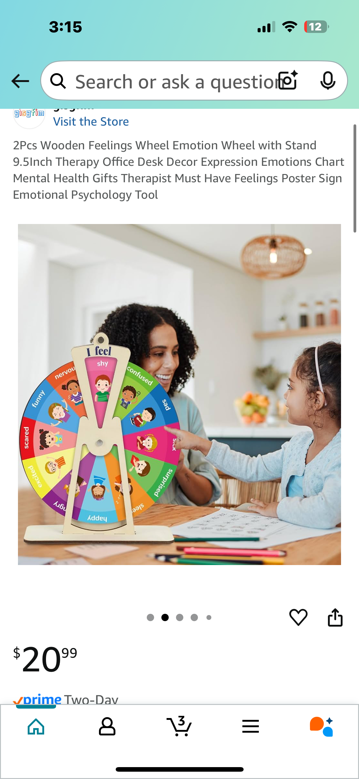 2Pcs Wooden Feelings Wheel Emotion Wheel with Stand 9.5Inch Therapy Office Desk Decor Expression Emotions Chart Mental Health Gifts Therapist Must Have Feelings Poster Sign Emotional Psychology Tool