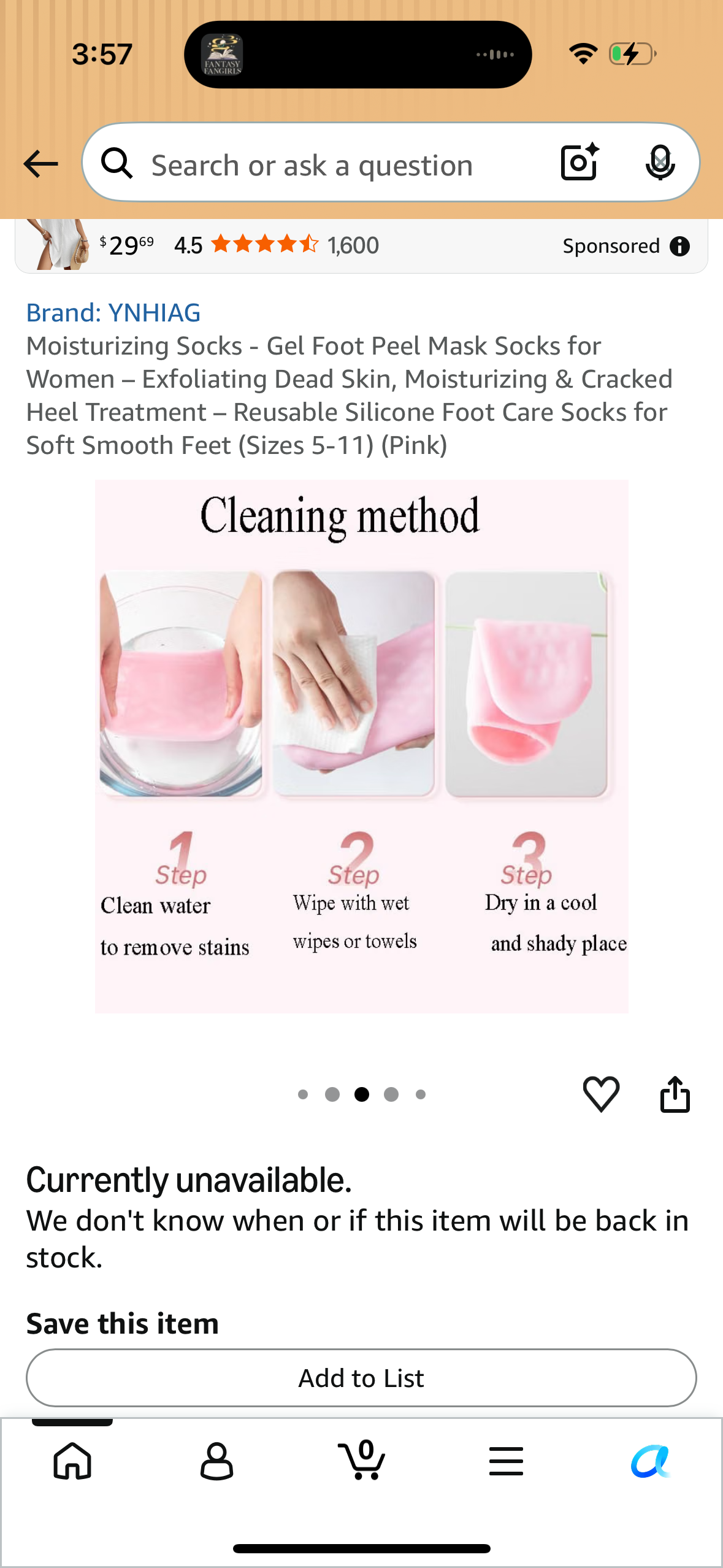 Moisturizing Socks - Gel Foot Peel Mask Socks for Women – Exfoliating Dead Skin, Moisturizing & Cracked Heel Treatment – Reusable Silicone Foot Care Socks for Soft Smooth Feet (Sizes 5-11) (Pink)