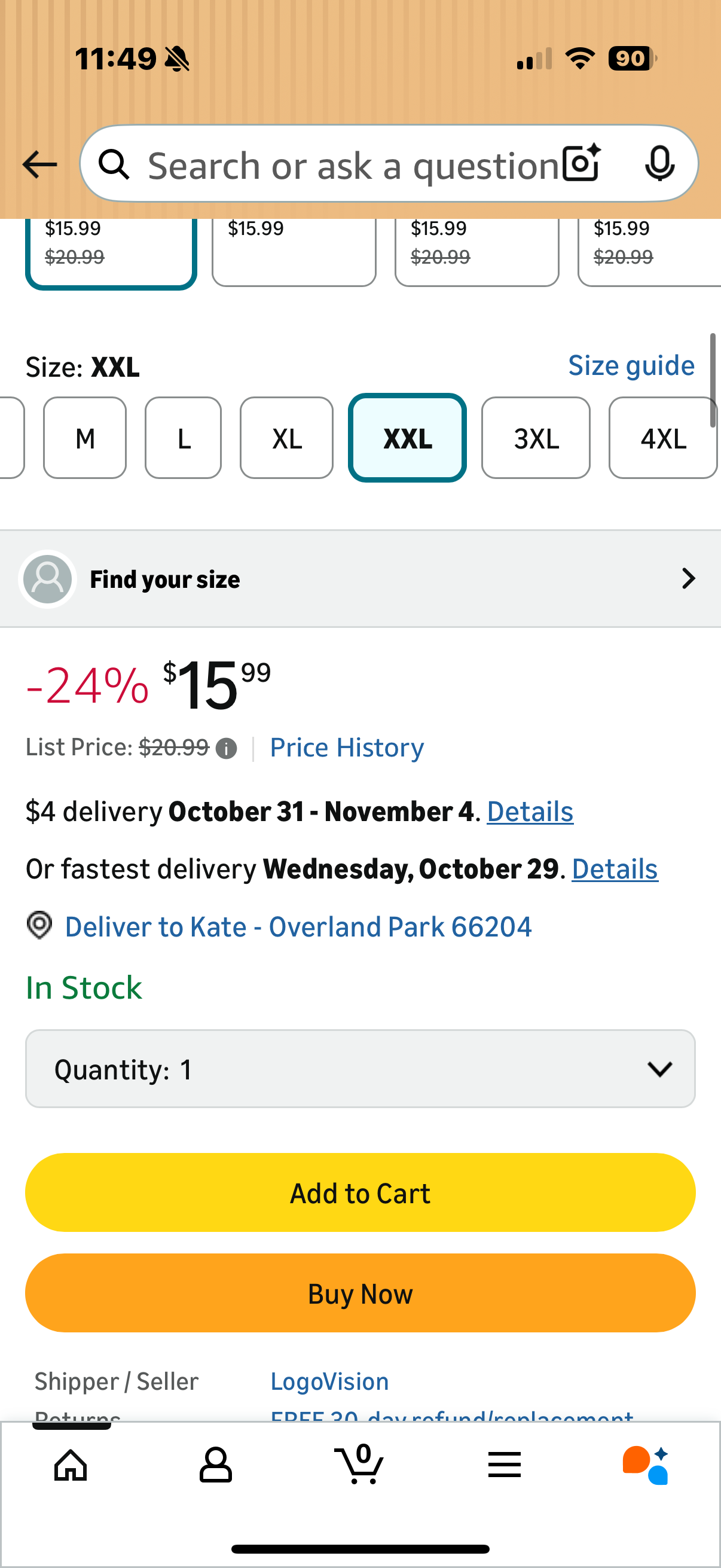 South Park Cheesy Poofs Unisex Adult T Shirt