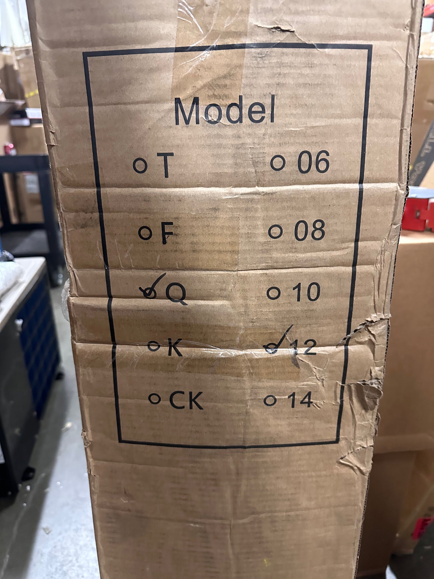 Queen Size Mattress, 12” (B1135)