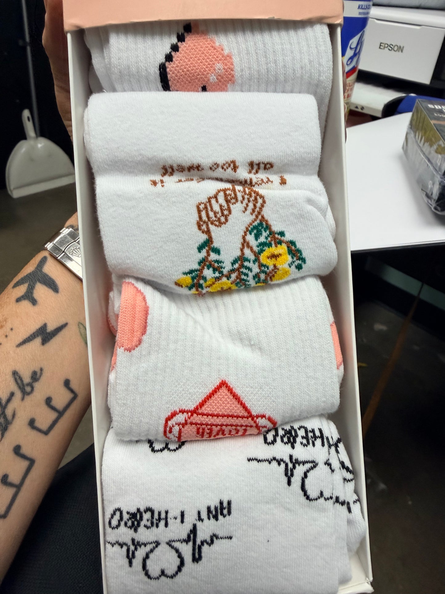 Taylor Swift Album Socks
