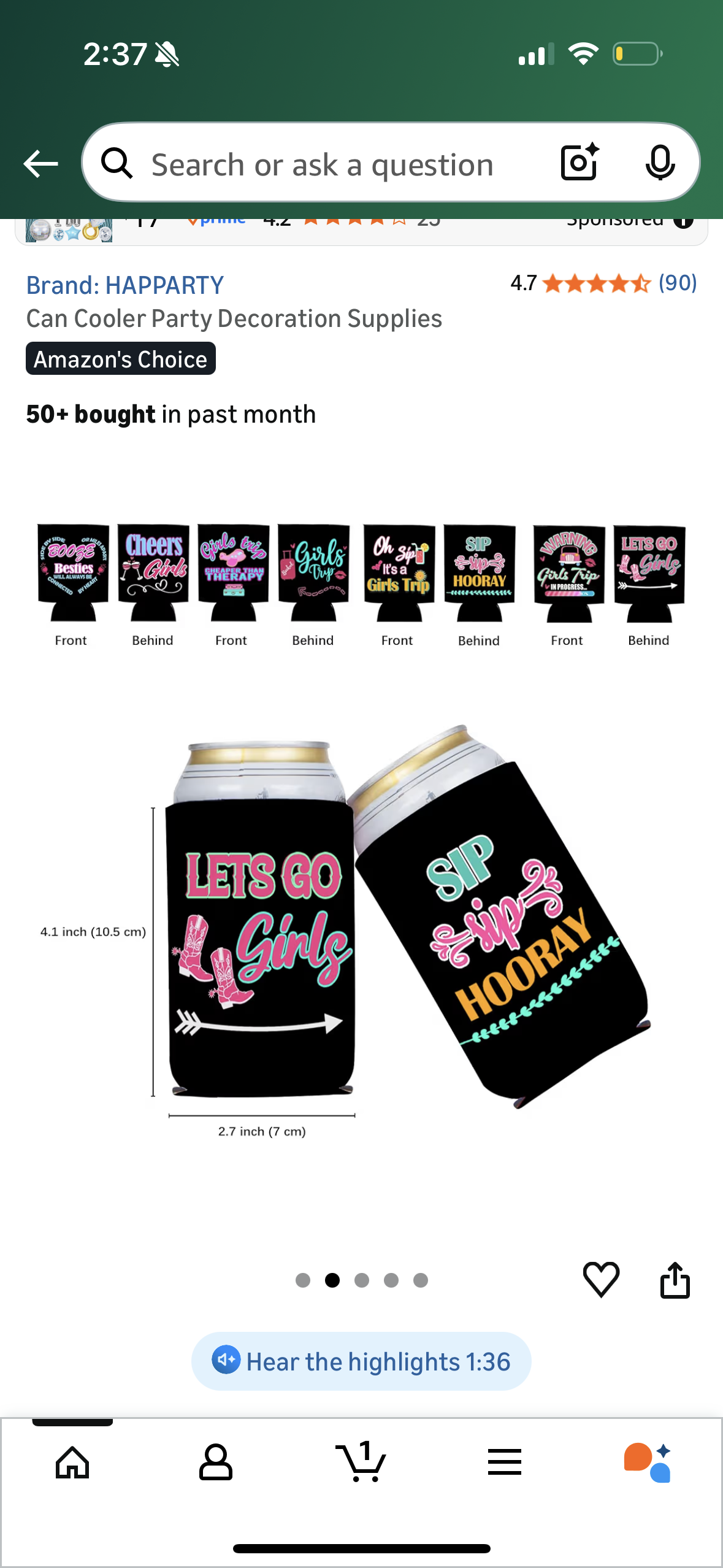 Can Cooler Party Decoration Supplies