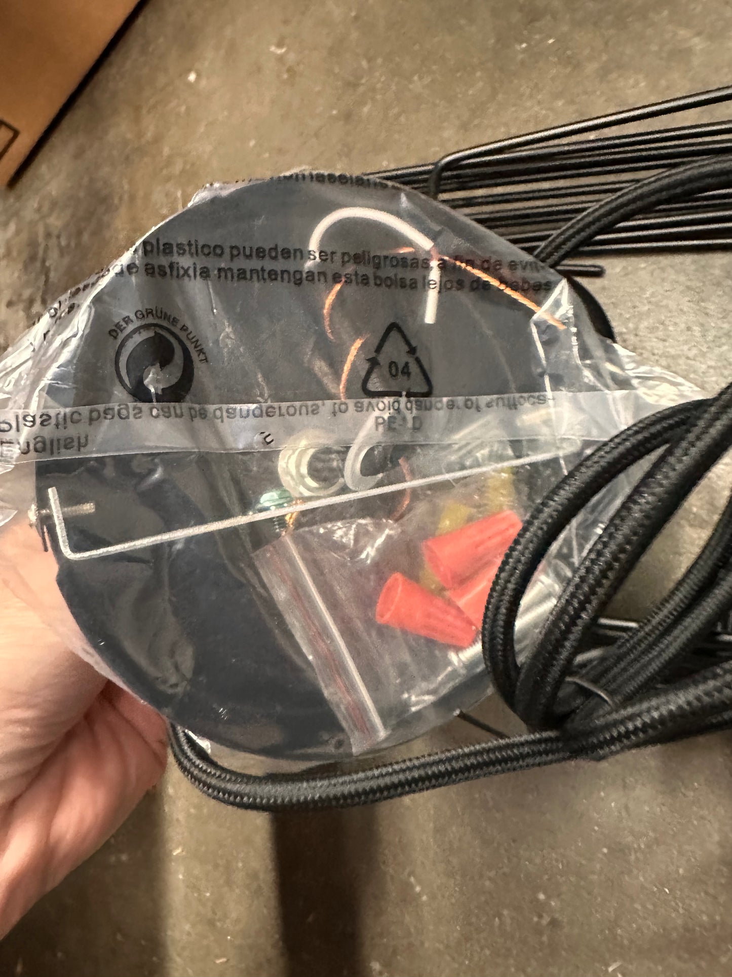 FURNISHING E26 Kitchen Island Black Pendant Light Farmhouse Mini Hanging Light Industrial Metal Square Pendant Lamp Vintage Ceiling Light for Dinning Room Hallway