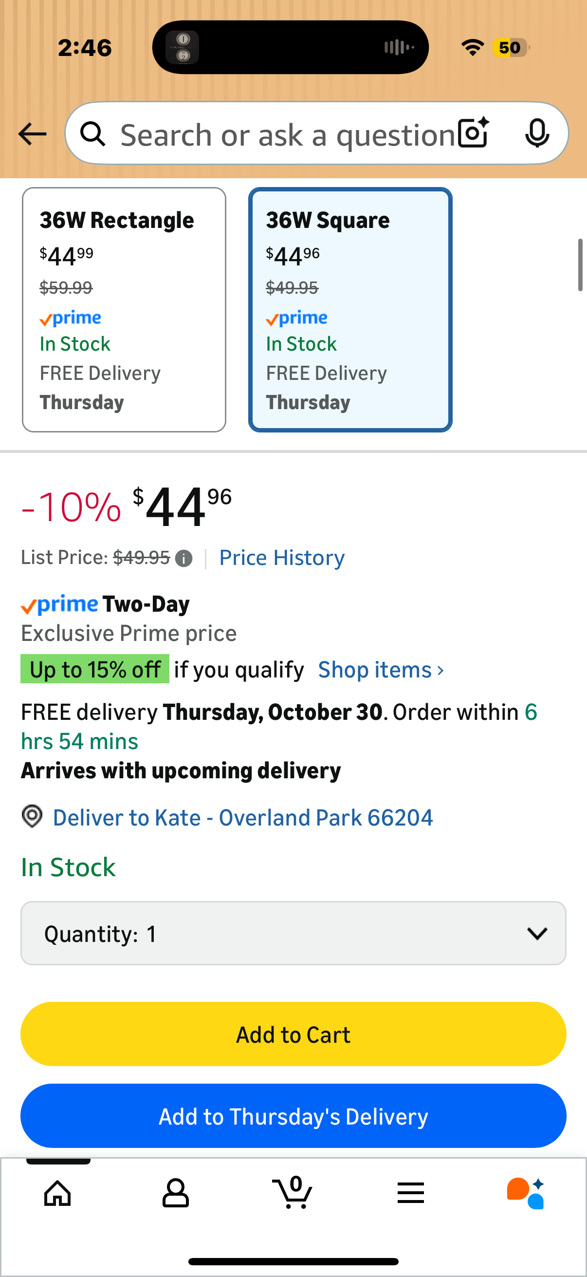 SANSI 36W 3600LM Motion Sensor Outdoor Lights, 50,000 Hrs Lifespan LED Flood Light Outdoor Motion Sensor, 350W Equiv 5000K Dusk to Dawn IP65, Super Bright for Yard Garage, White, Wired