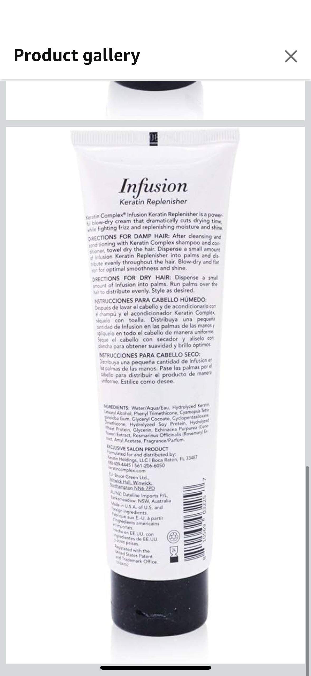 Keratin Complex Infusion Keratin Replenisher Blow Dry Cream -4 Fl Oz (Pack of 1)