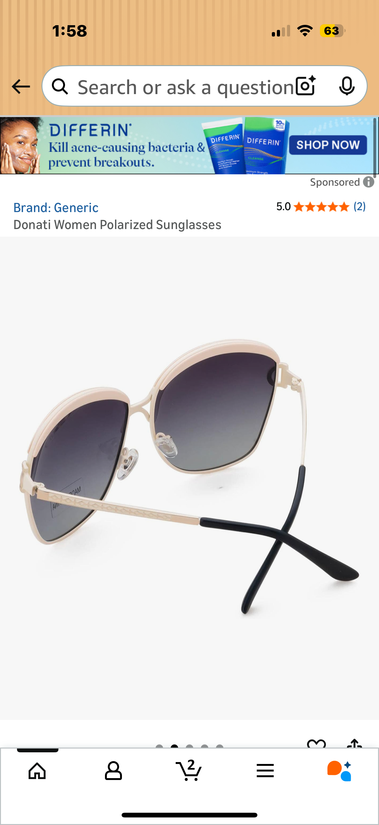 Donati Women Polarized Sunglasses