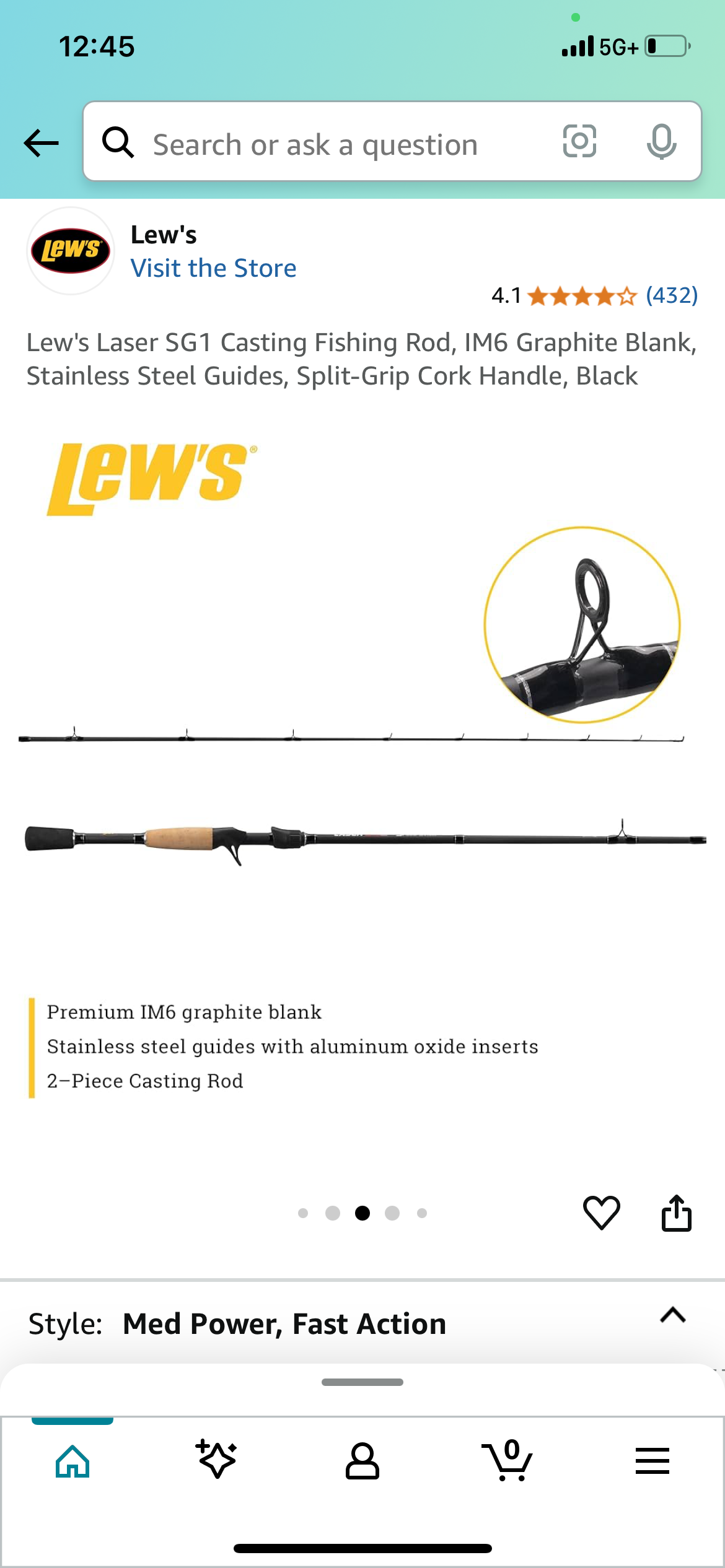 New - Casting Fishing Rod/Pole (G695)