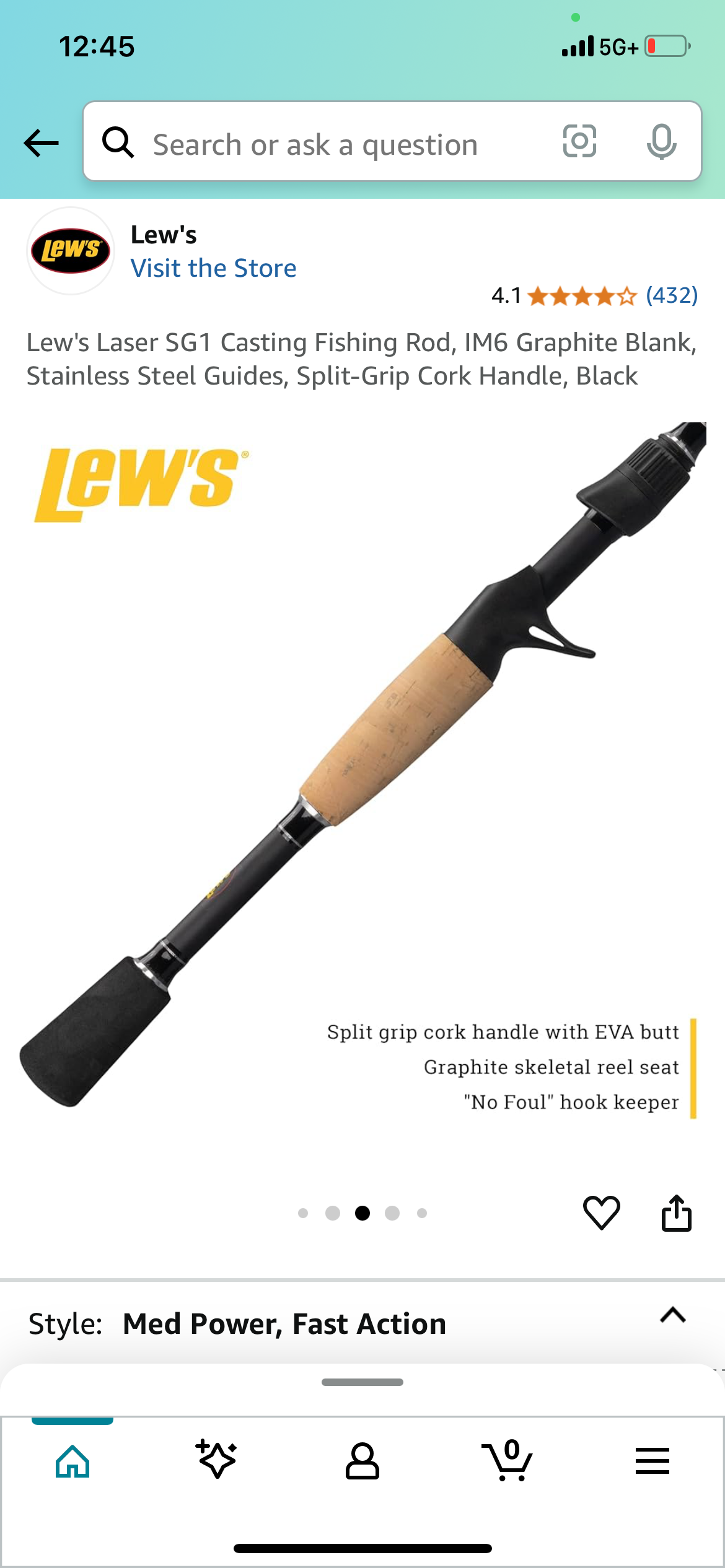 New - Casting Fishing Rod/Pole (G695)