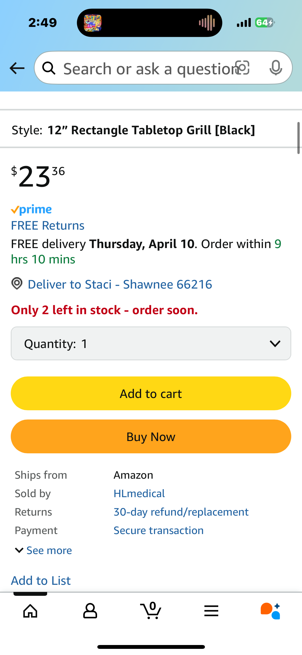 PAMI 12” Portable BBQ Tabletop Charcoal Grill - With Folding Legs For Backyard Patio, Camping, Tailgating & Picnics- Lightweight Metal Outdoor Cooking Grill For Steaks, Chicken, Veggies