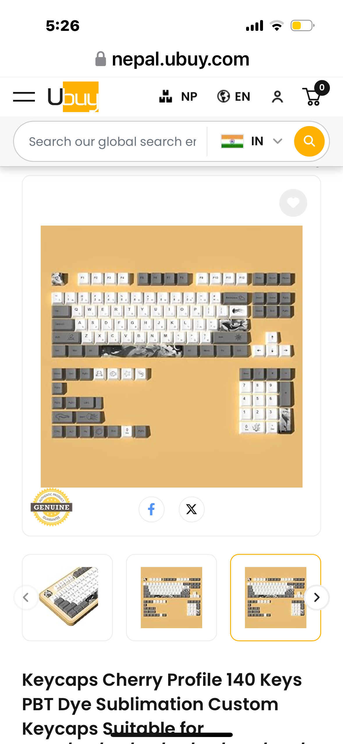 VHPUNW Keycaps Cherry Profile 140 Keys PBT Dye Sublimation Custom Keycaps Suitable for GK61/64/68/84/87/96/980/104/108 Cherry MX Switch ANSI/ISO Layout Mechanical Keyboards keycaps (English)