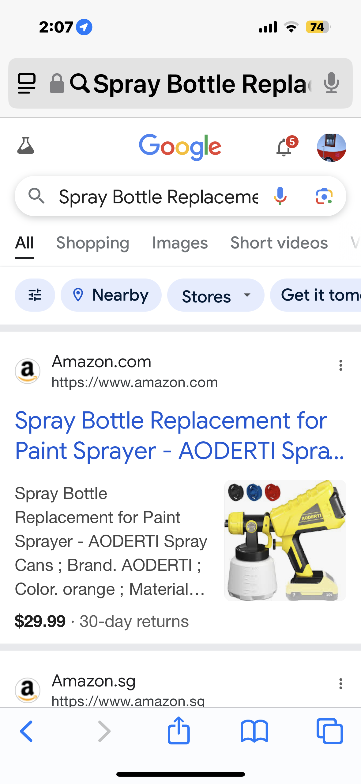 Spray Bottle Replacement for Paint Sprayer - AODERTI Spray Cans