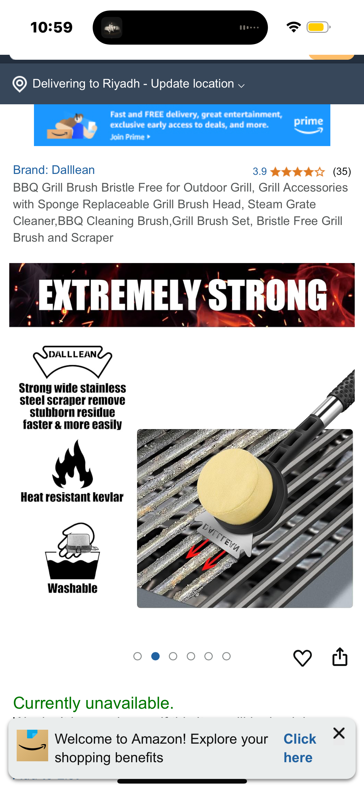 BBQ Grill Brush Bristle Free for Outdoor Grill, Grill Accessories with Sponge Replaceable Grill Brush Head, Steam Grate Cleaner,BBQ Cleaning Brush,Grill Brush Set, Bristle Free Grill Brush and Scraper