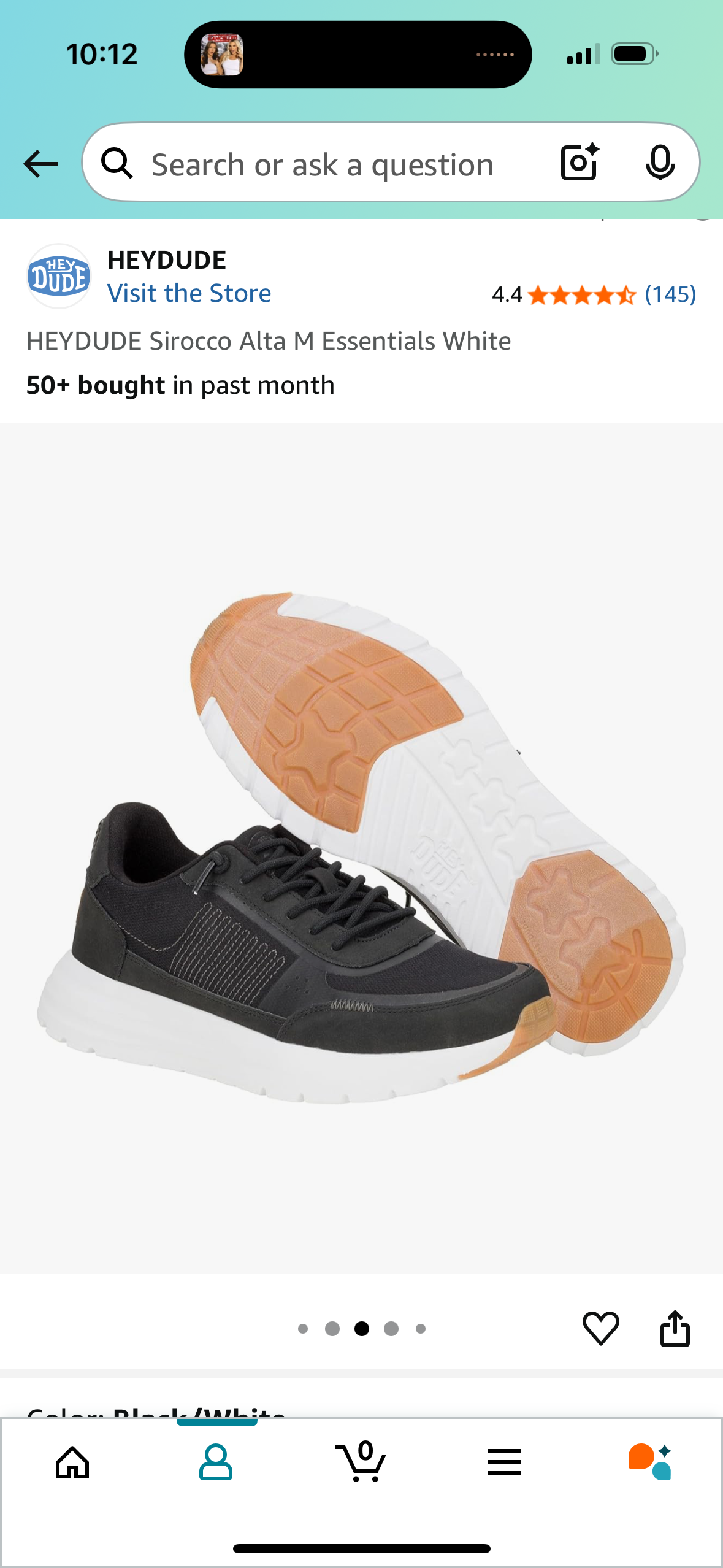 HEYDUDE Men's Sirocco Alta M Essentials White (Size 11)