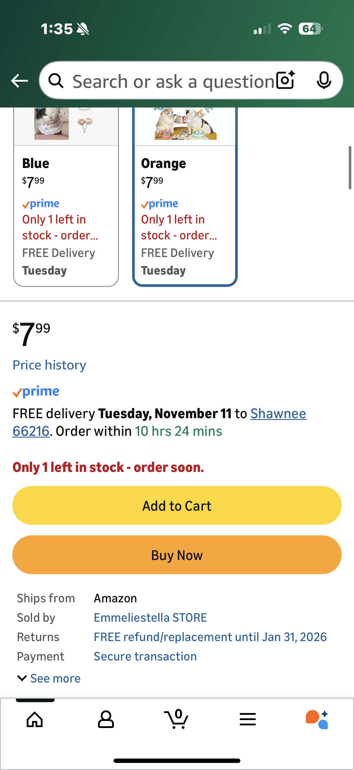 Cat Birthday Party Supplies Decorations, Birthday Cake Banner/Sparkle Hat/Cotton Bib/Paw Cake Toppers, It's My Birthday! Cute Theme Party, Reusable, for Cat and Small Dog, 3 or 4PCS Set