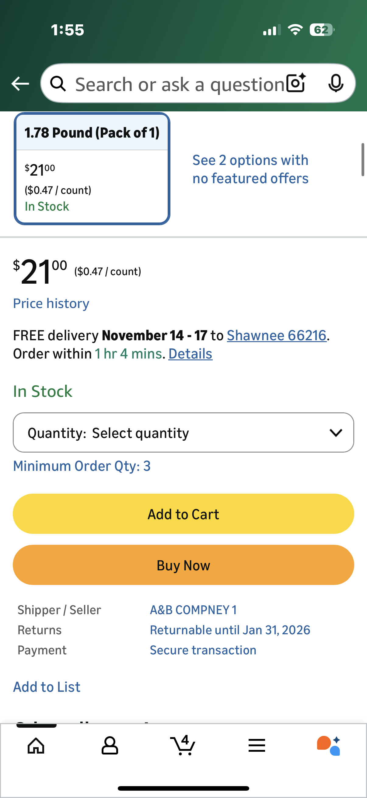 Seventh Generation Dishwasher Detergent Packs, Free & Clear, 45 count