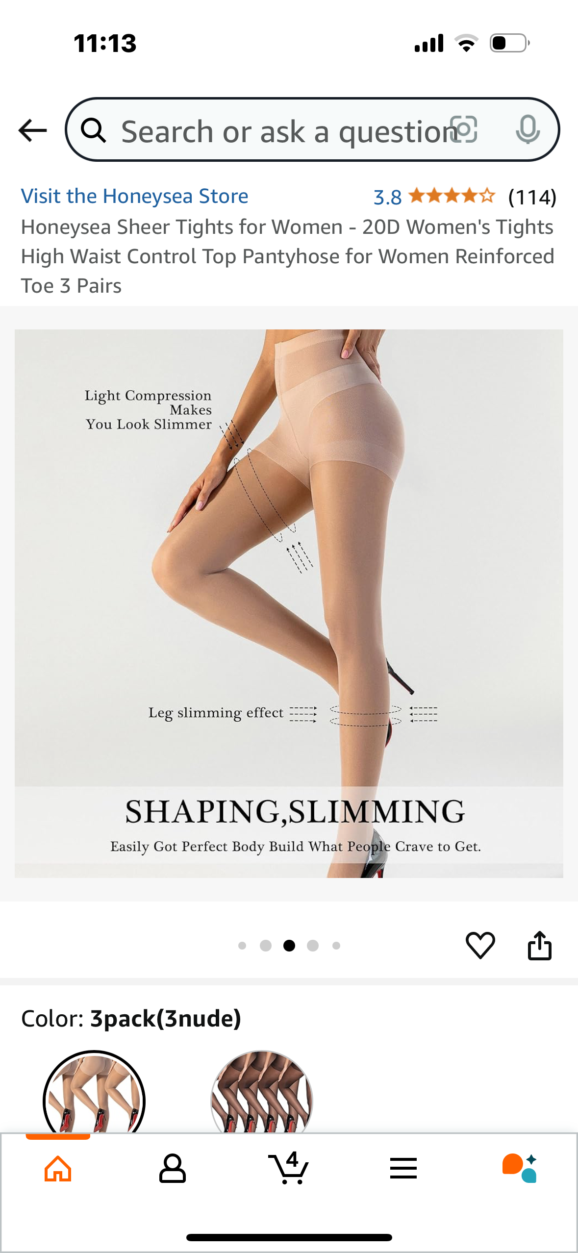 ‼️2 for $3‼️ Sheer Tights for Women -3-Pack, Medium